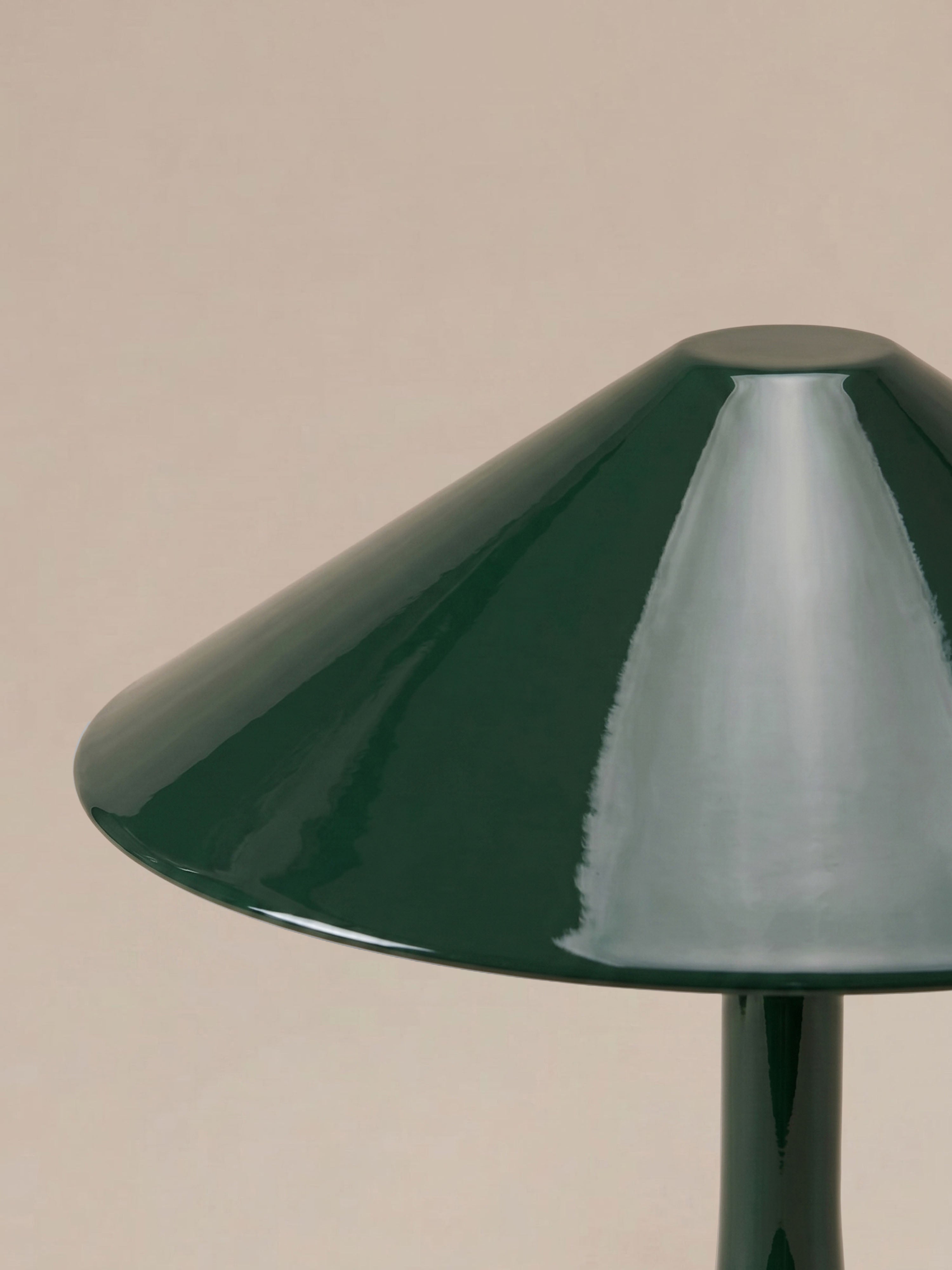 Nova Large Portable Lamp | Forest Green