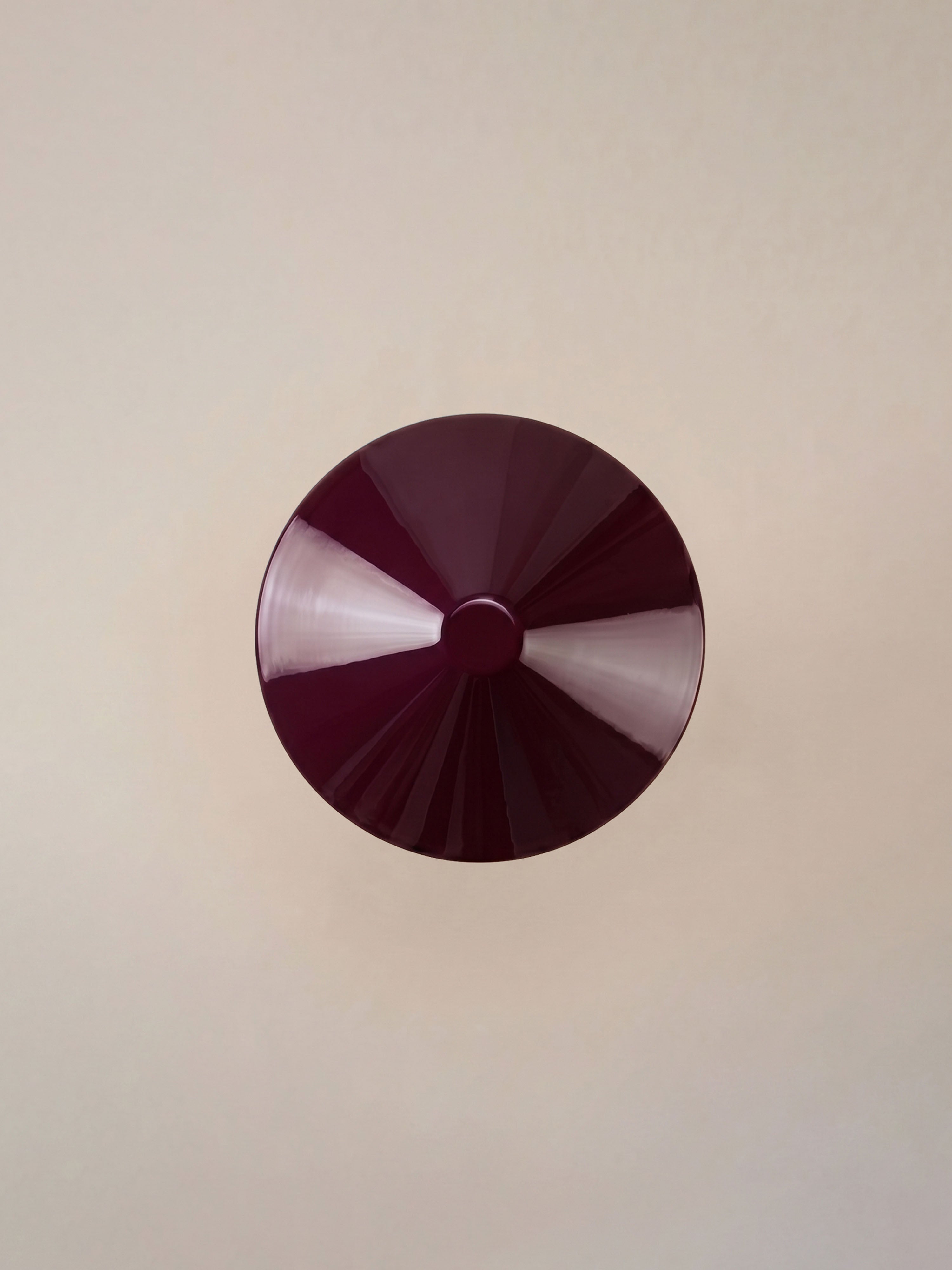 Nova Große tragbare Lampe | Burgunderrot
