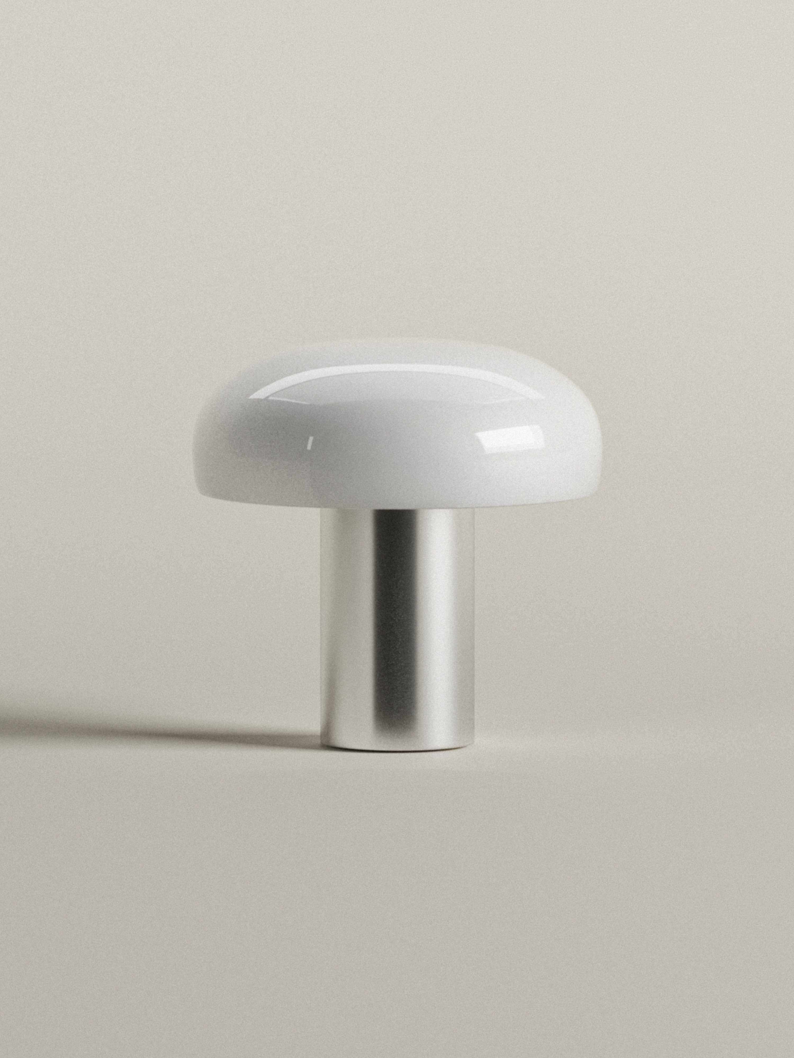 (Early Access) Aurum Table Lamp Small V. 2 | Calacatta Viola Marble & Linen | Portable