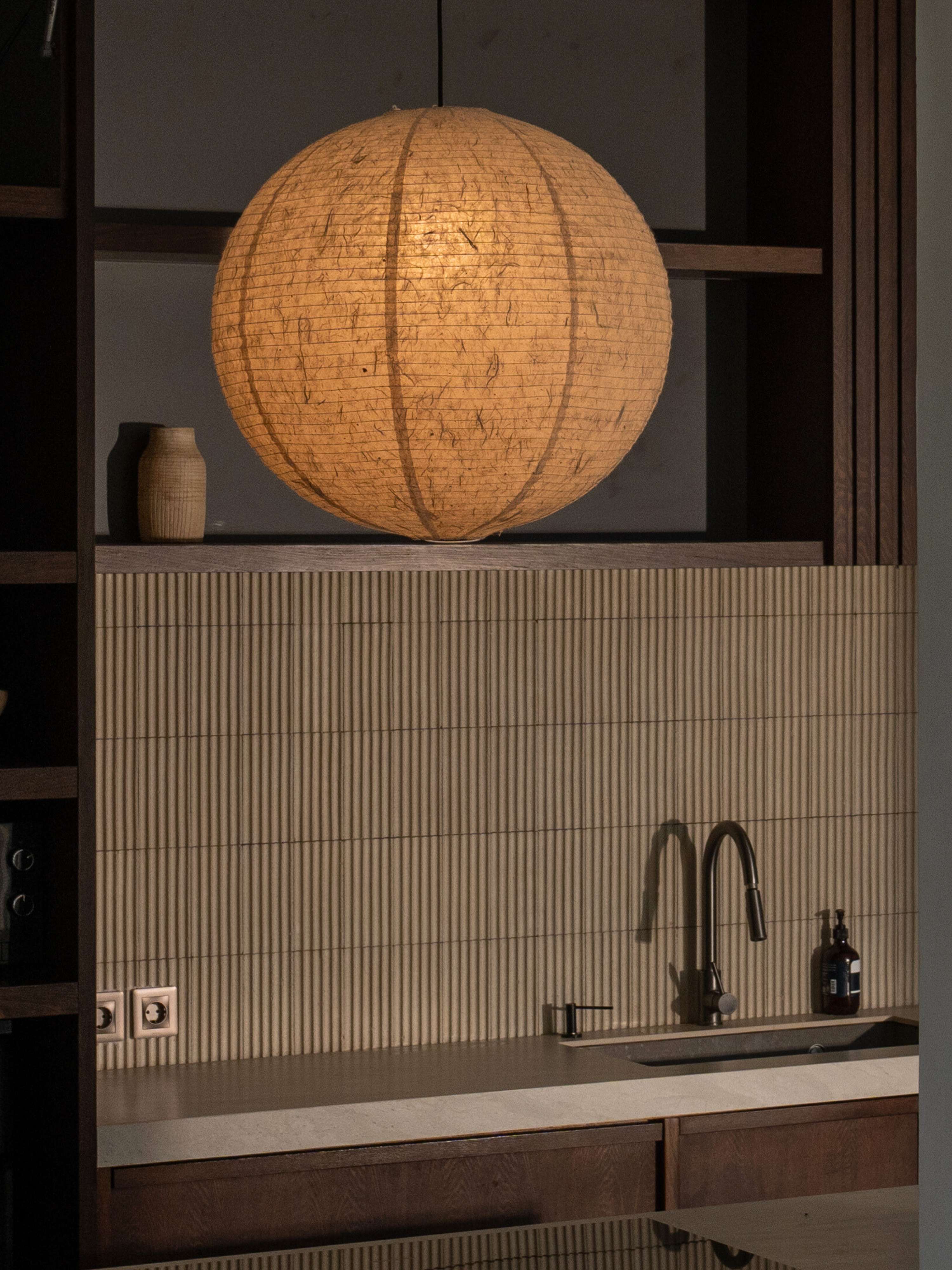 Pre-Order | IKIN Pendant B1 | Natural Mulberry Paper | Round Shape - Multiple Sizes