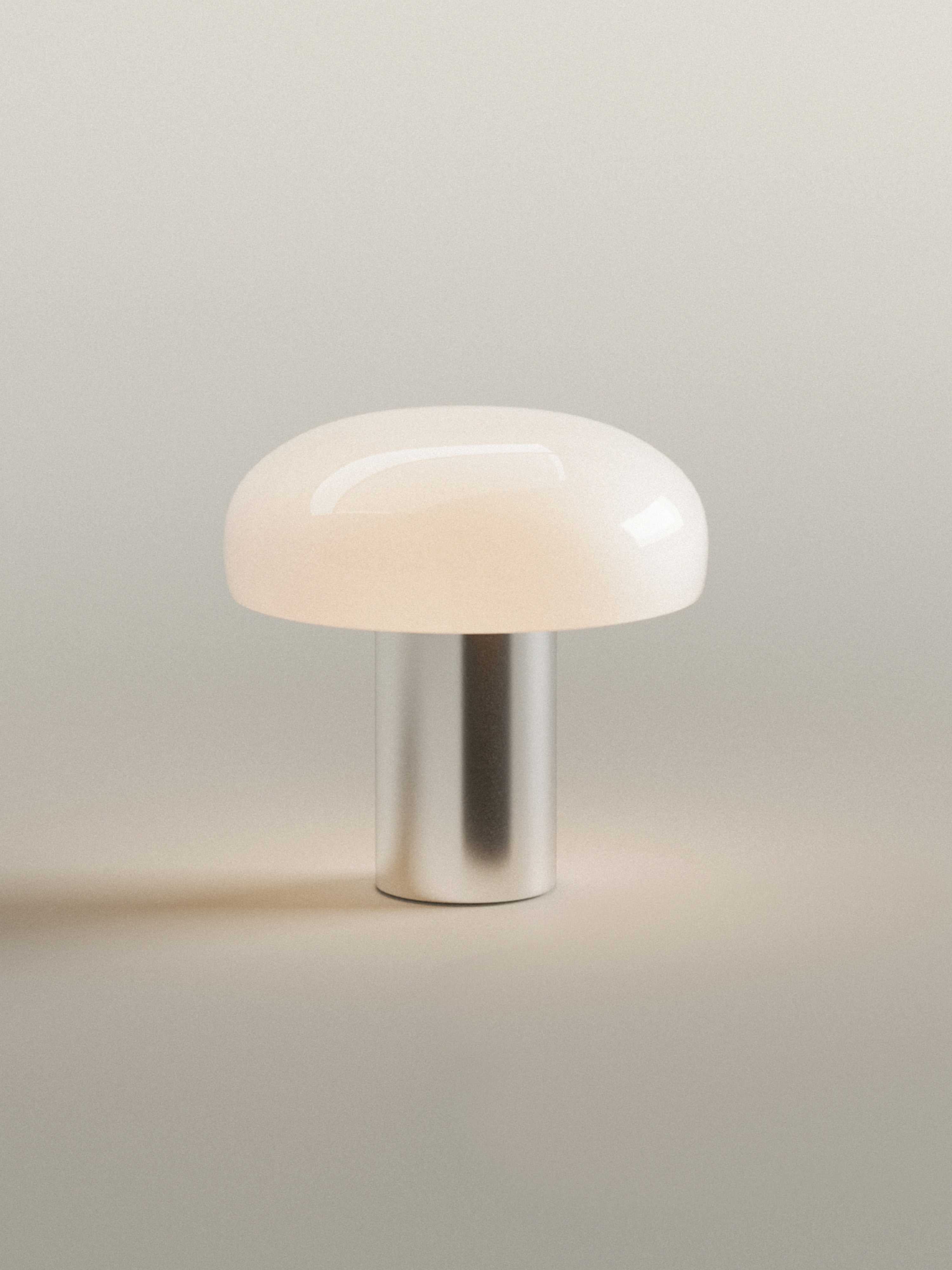 (Early Access) Aurum Table Lamp Small V. 2 | Calacatta Viola Marble & Linen | Portable