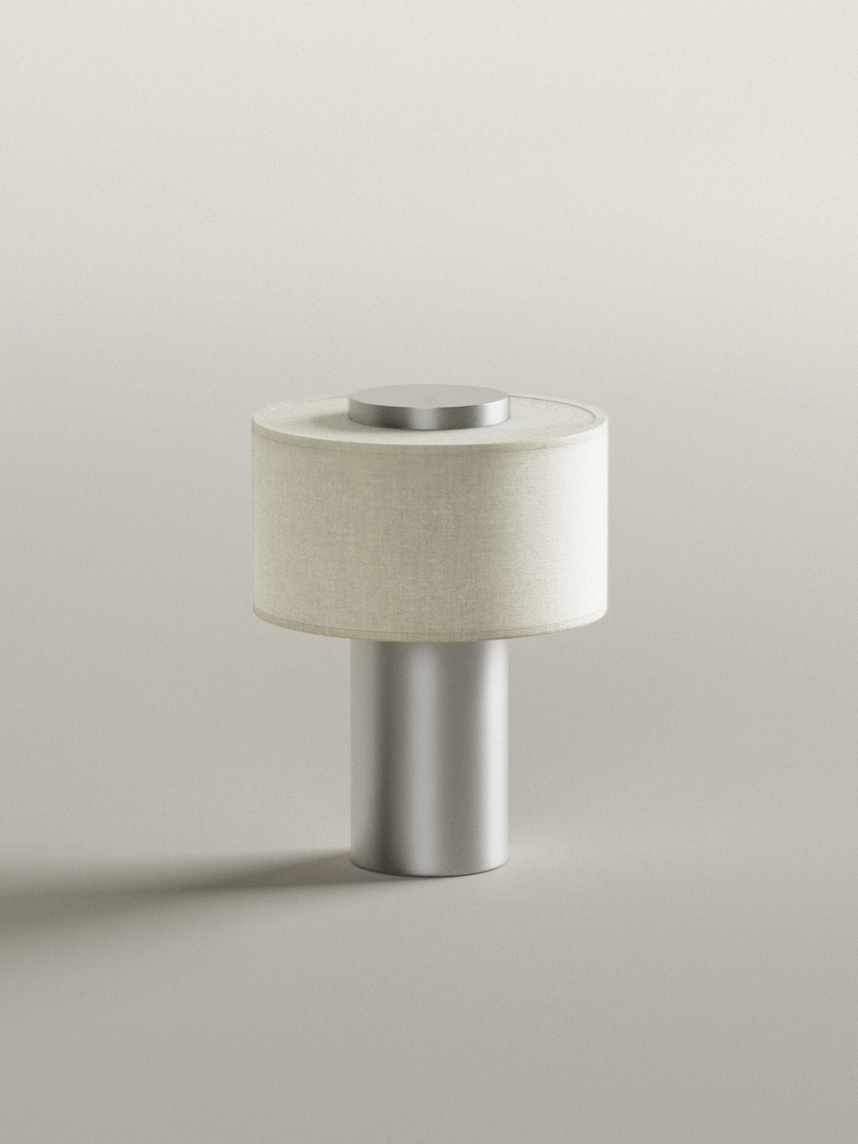 Auríe Tragbare Lampe | Satiniertes Aluminium