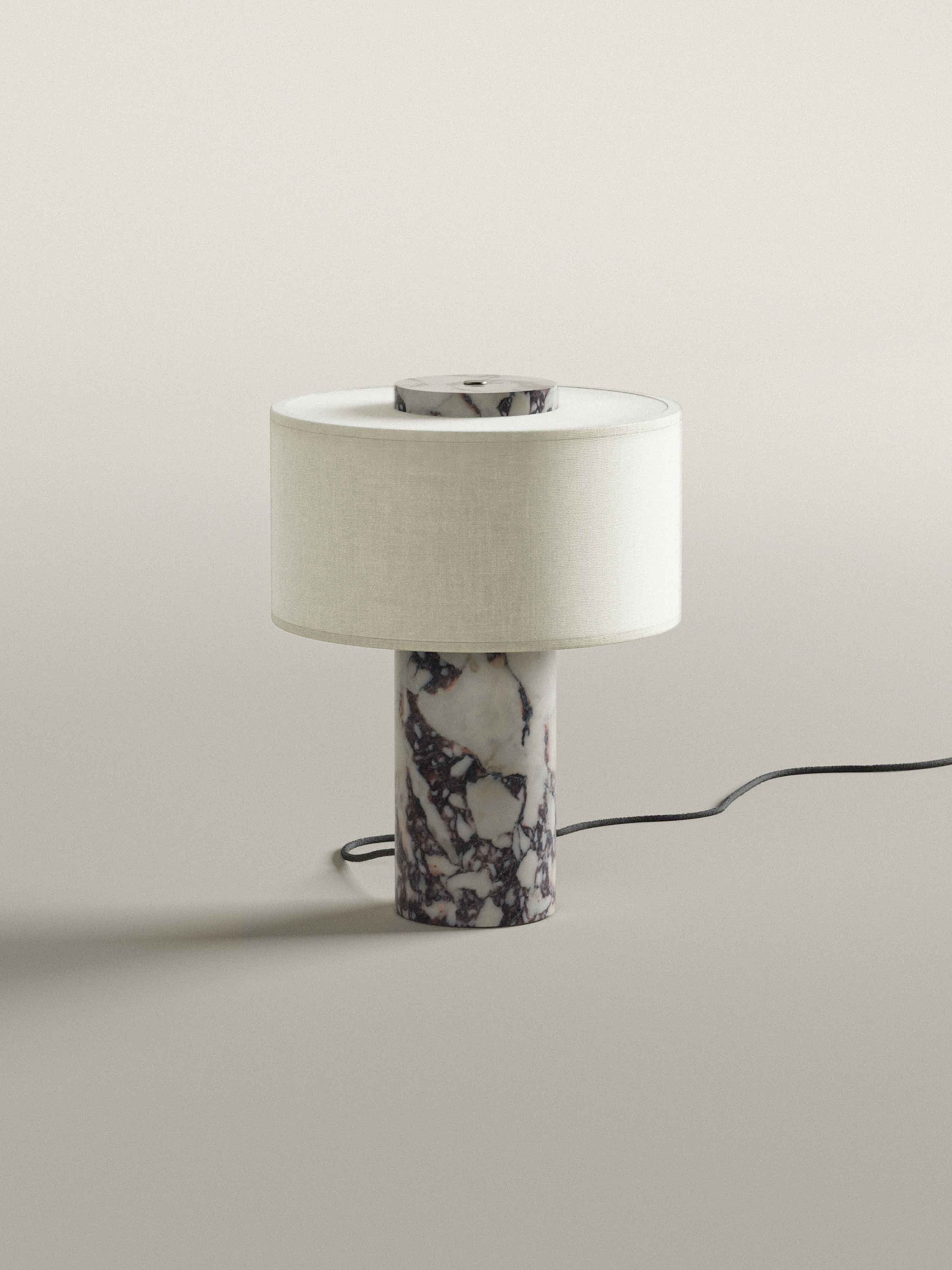 Auríe Große Lampe | Calacatta Viola