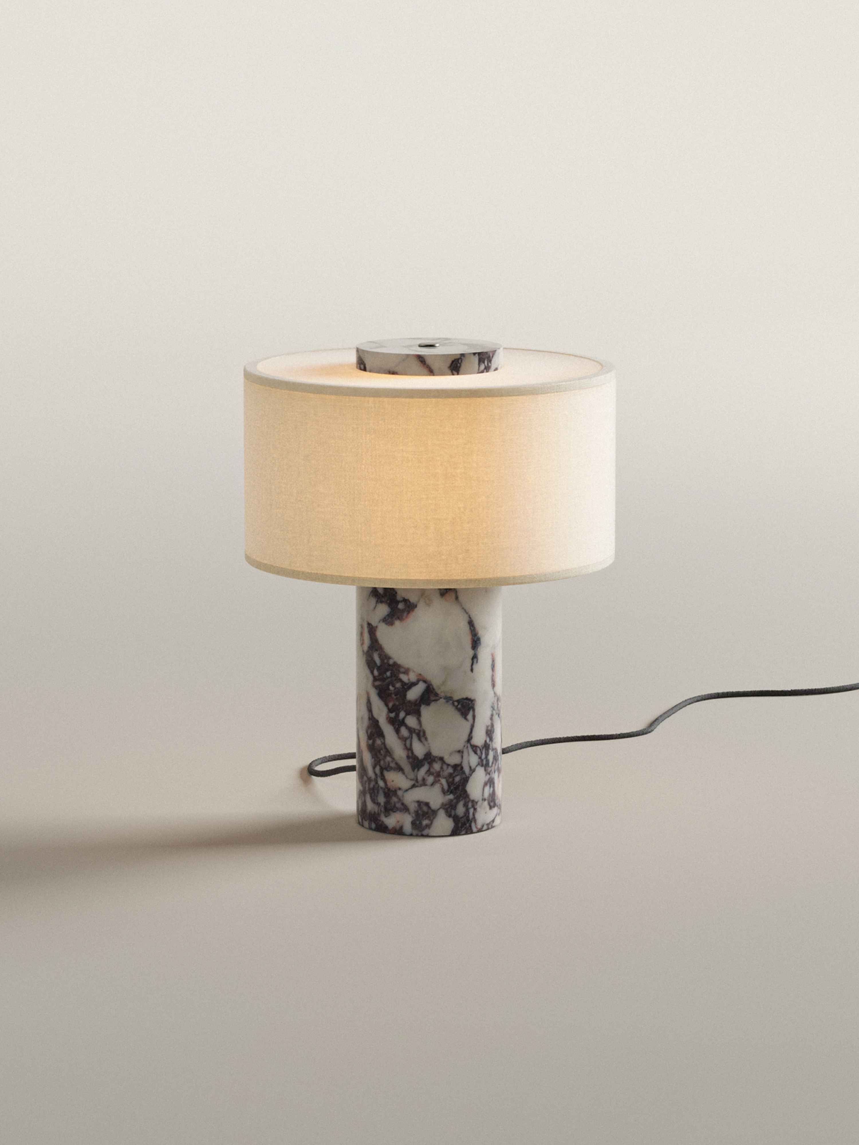 Auríe Große Lampe | Calacatta Viola