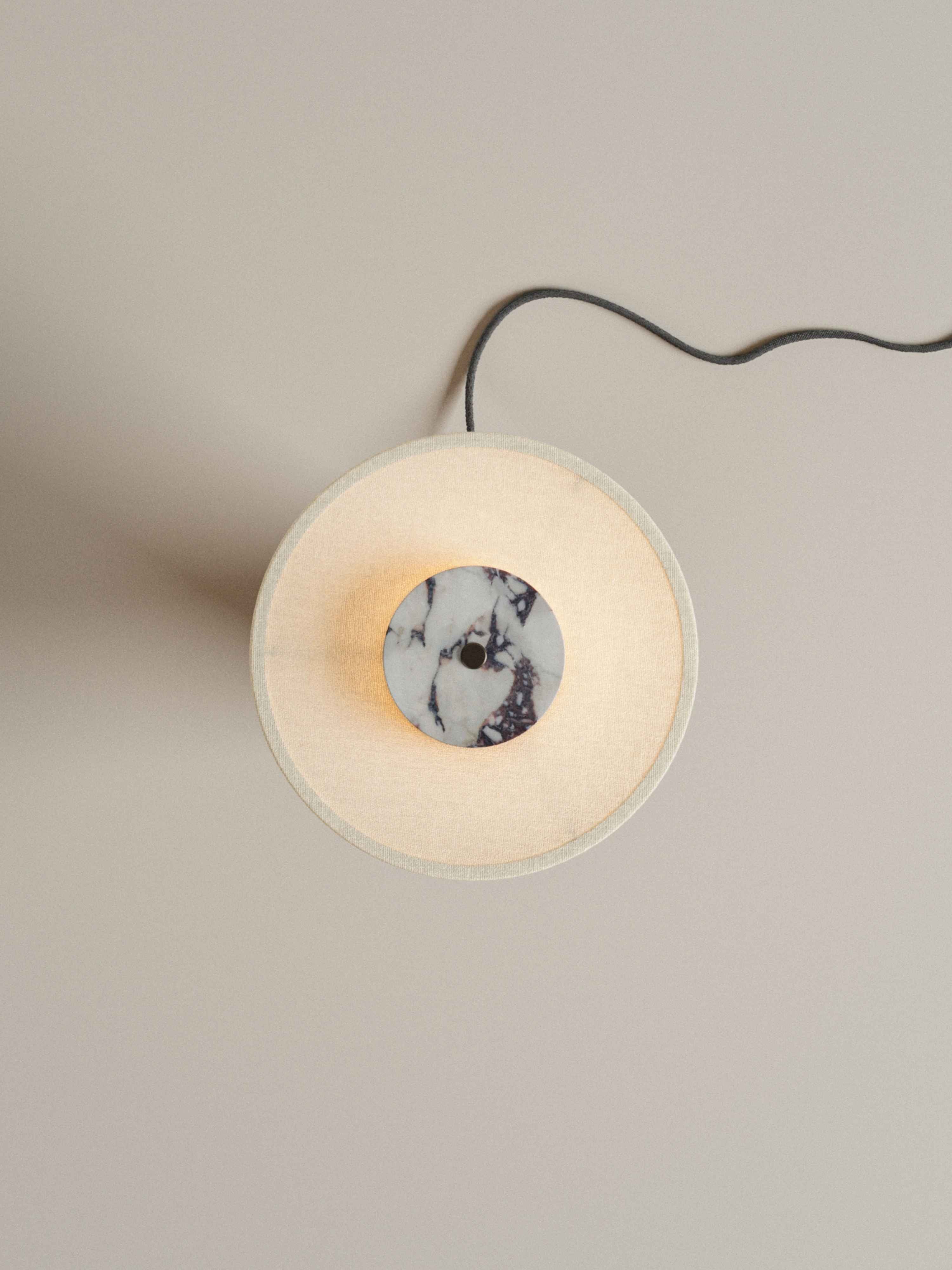 Pre-order | Portable Table Lamp - Linen & Natural Materials