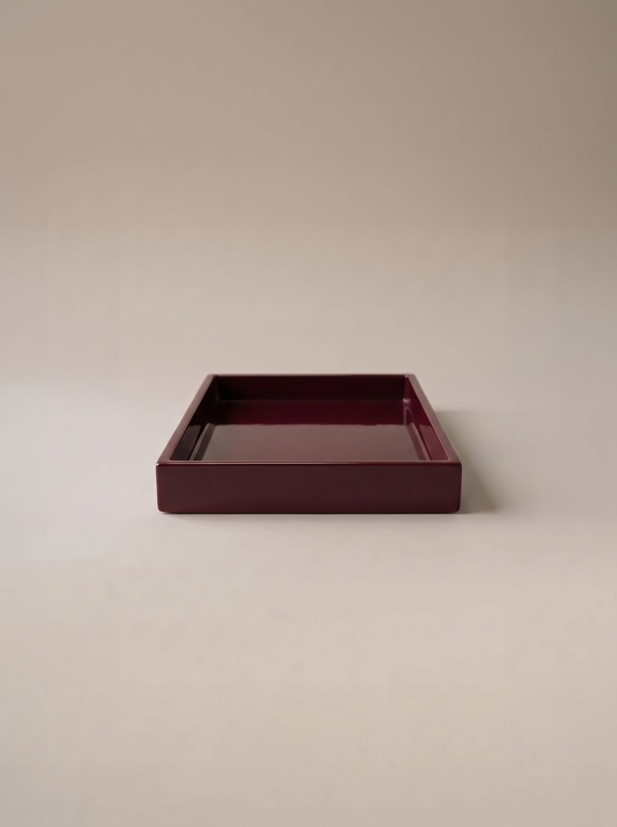Elva Tray | Burgundy Wood