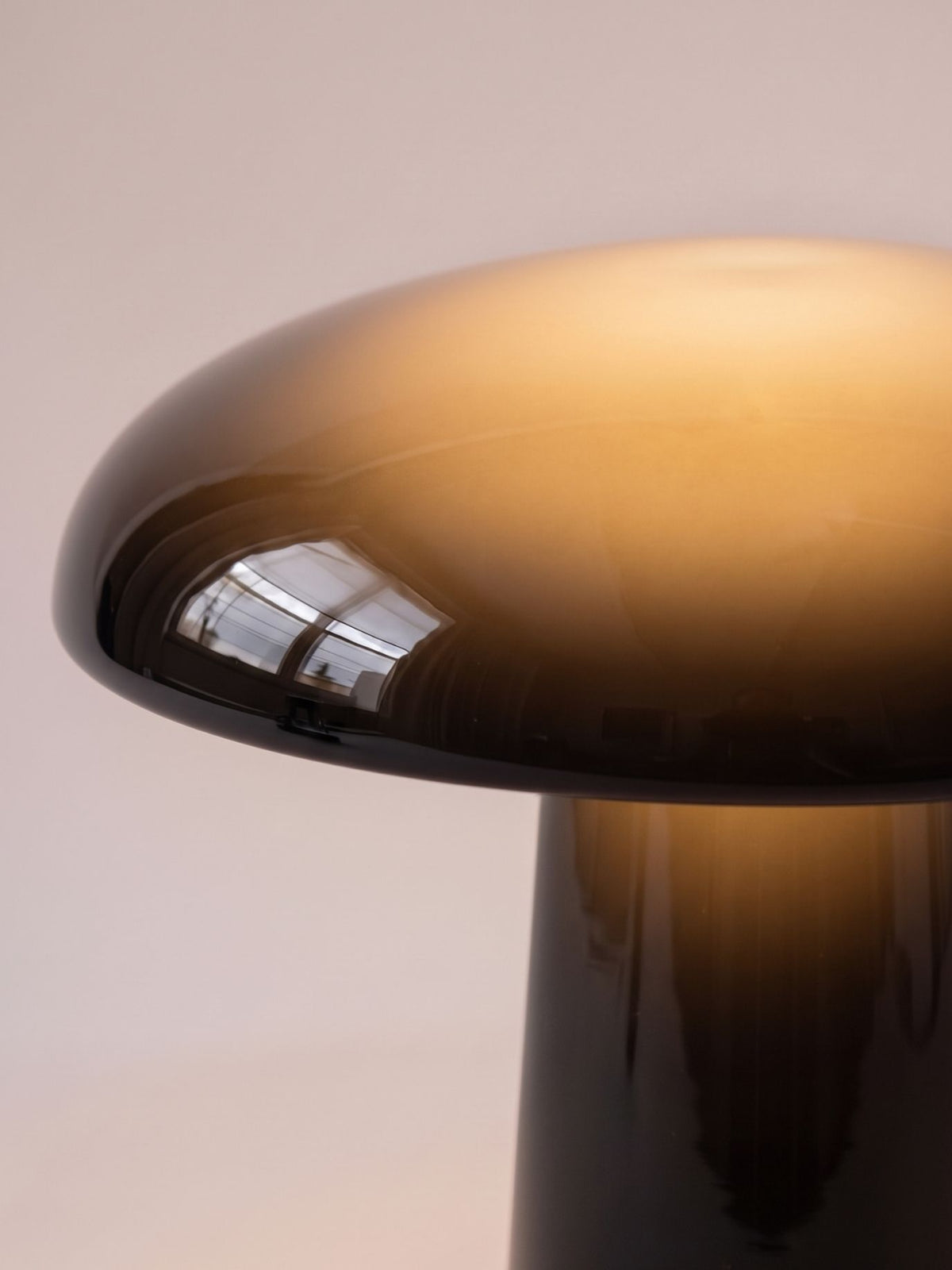 Cera Mini Portable Lamp | Black Glass