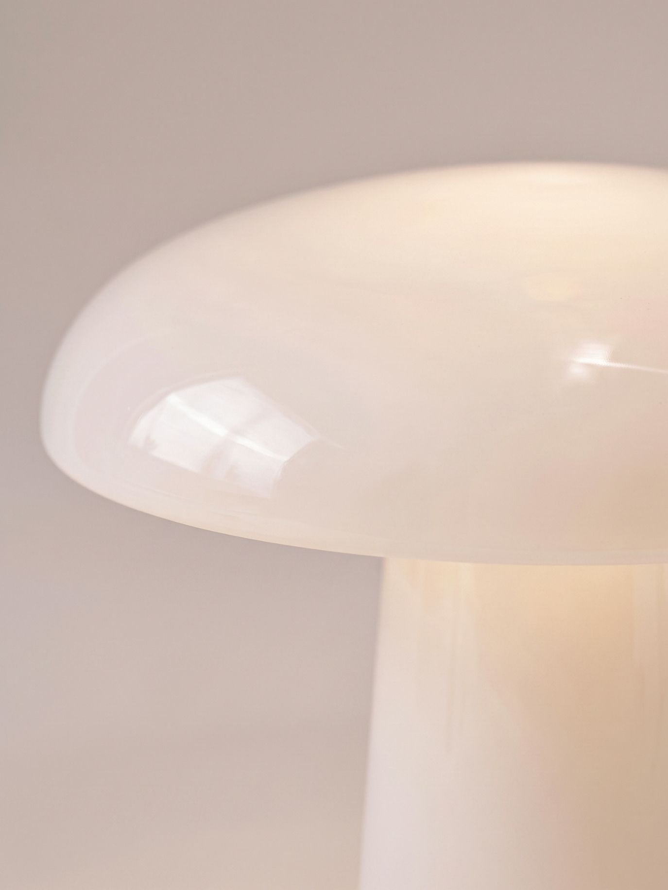 Cera Mini Portable Lamp | White Glass