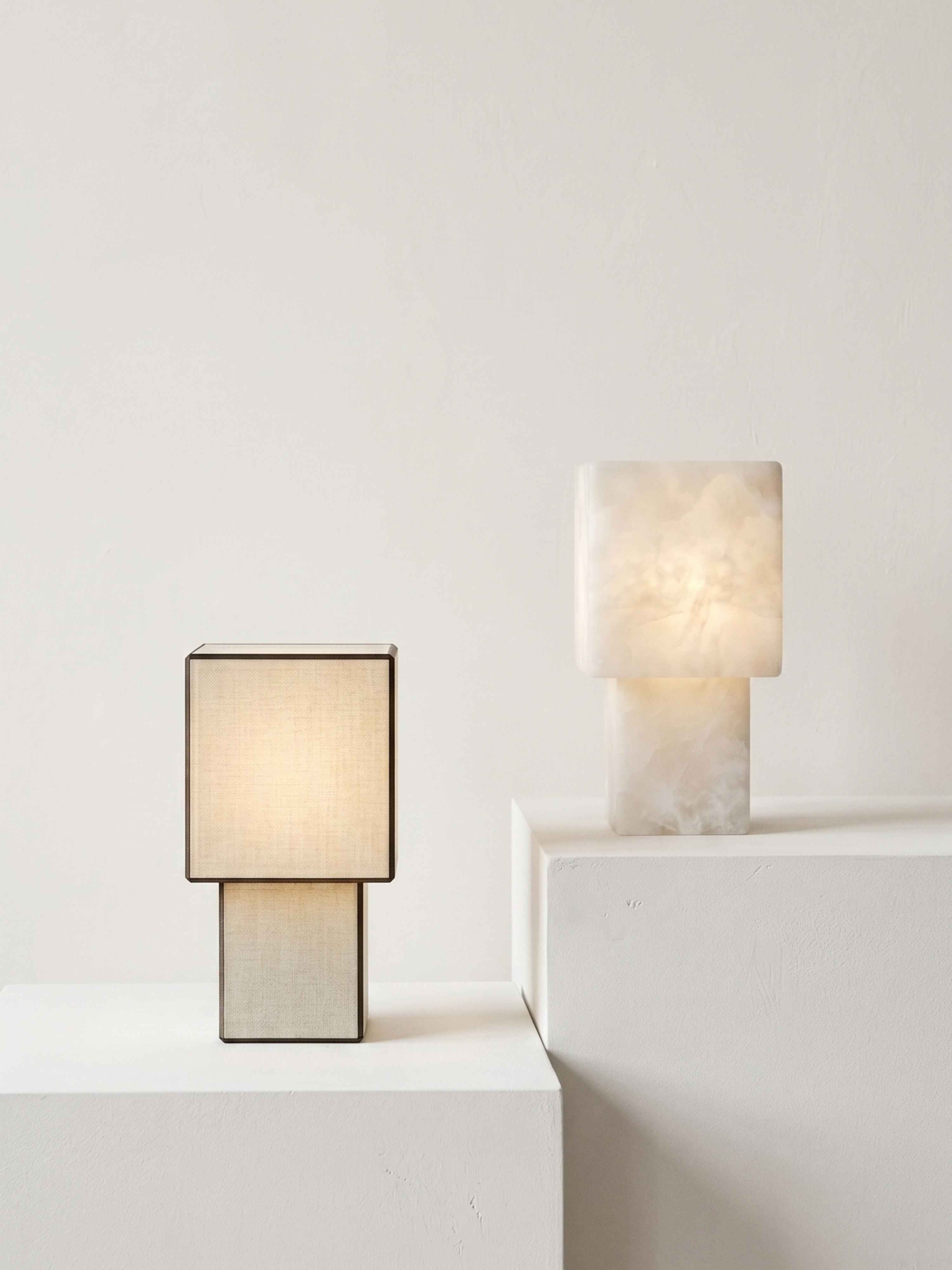 Forma tragbare Lampe | Alabaster
