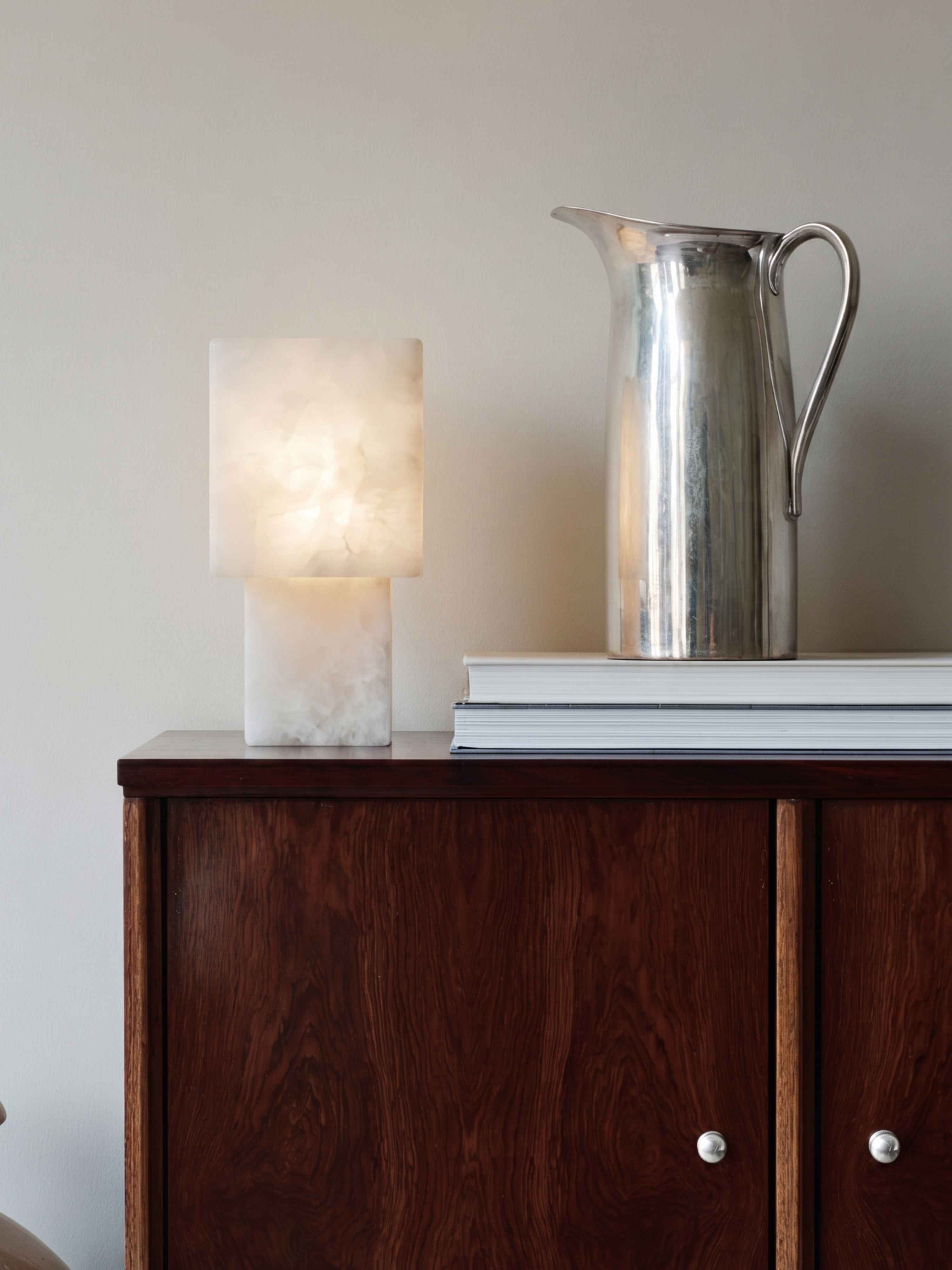 Forma tragbare Lampe | Alabaster