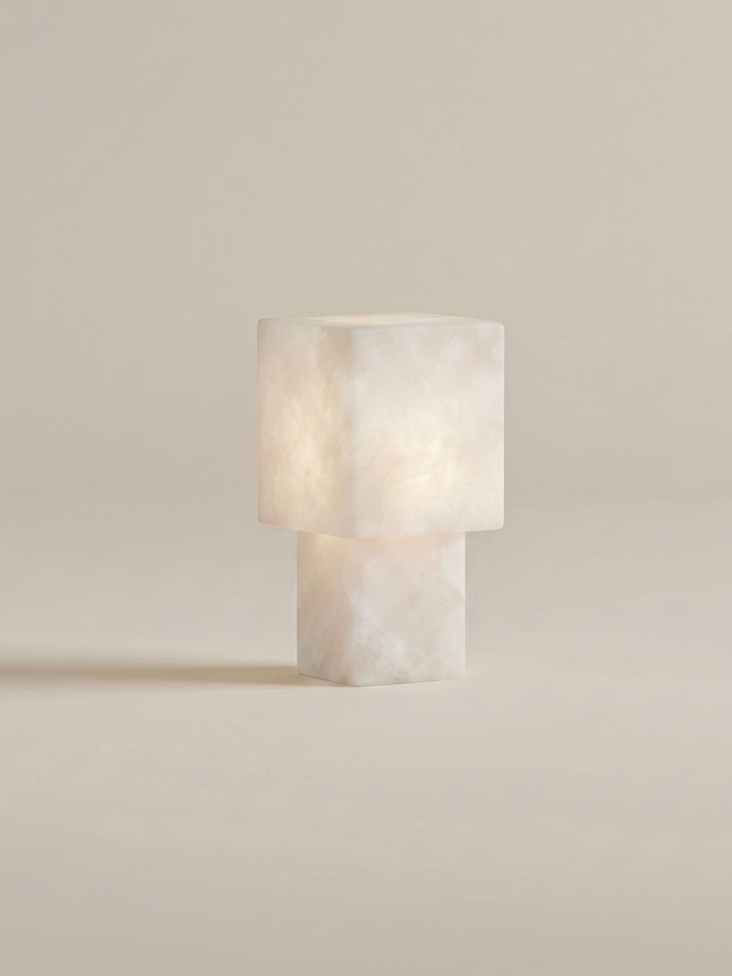 Maríel tragbare Lampe | Keramikblau
