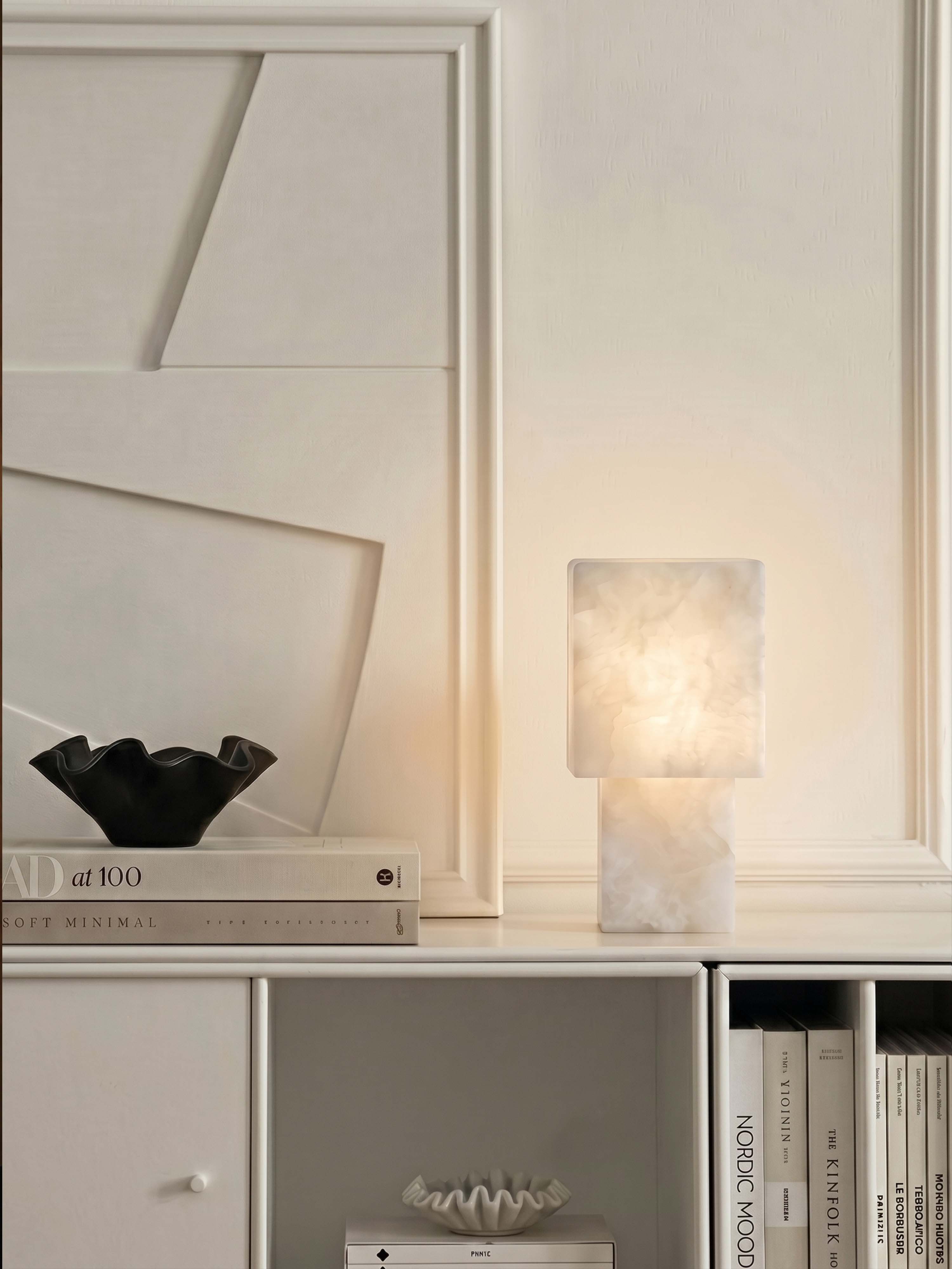 Maríel tragbare Lampe | Keramikblau