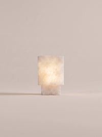 Forma Mini Portable Lamp | Alabaster