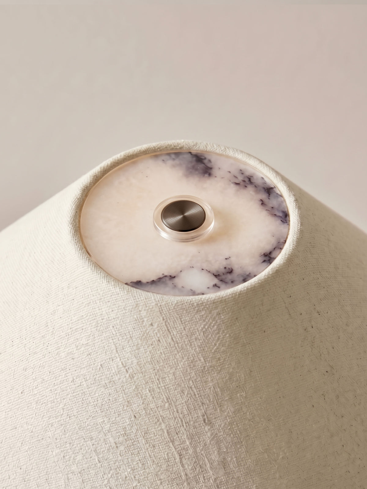 Rossa Tragbare Lampe | Calacatta Viola & Leinen