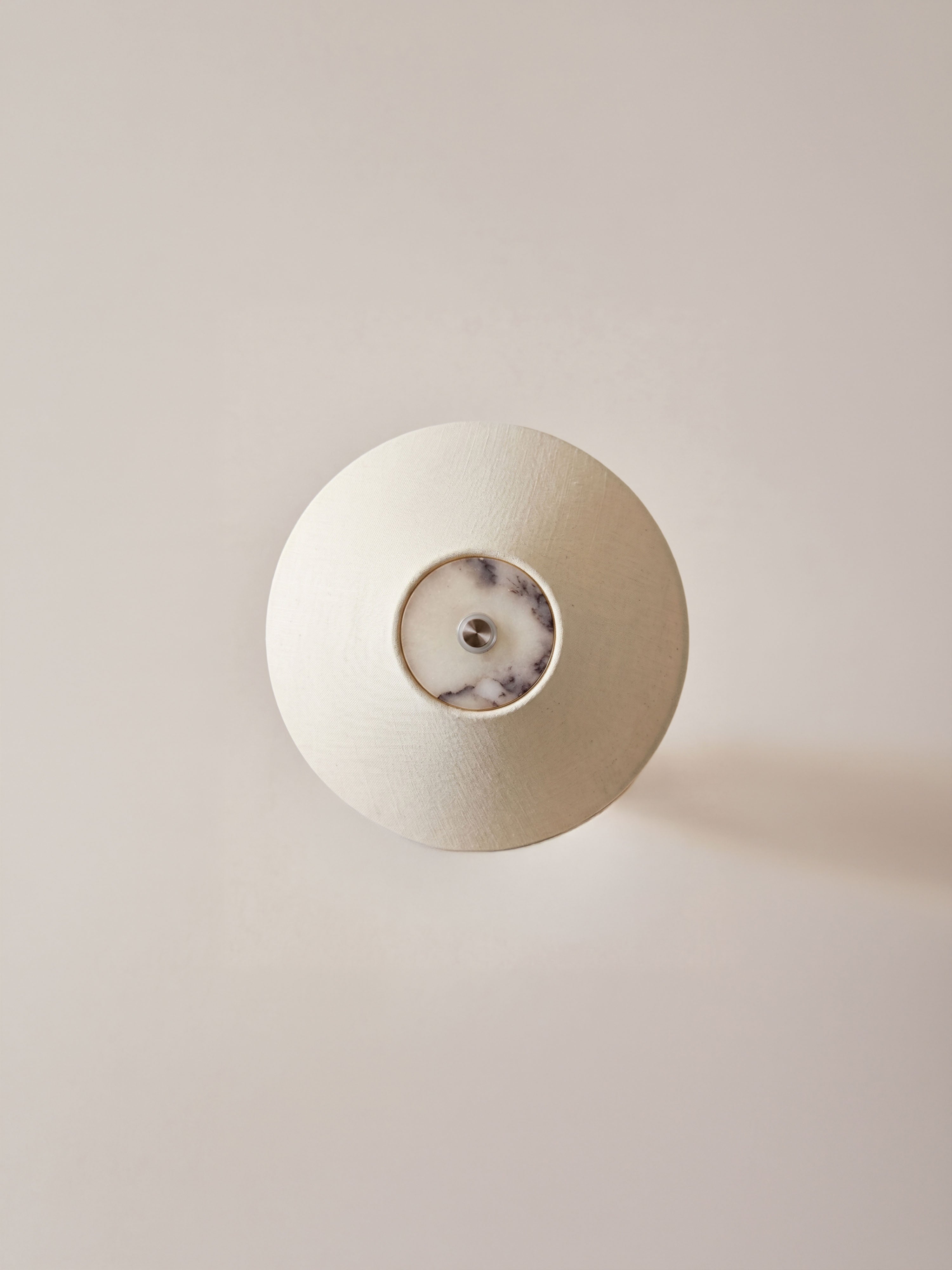 Rossa Tragbare Lampe | Calacatta Viola & Leinen