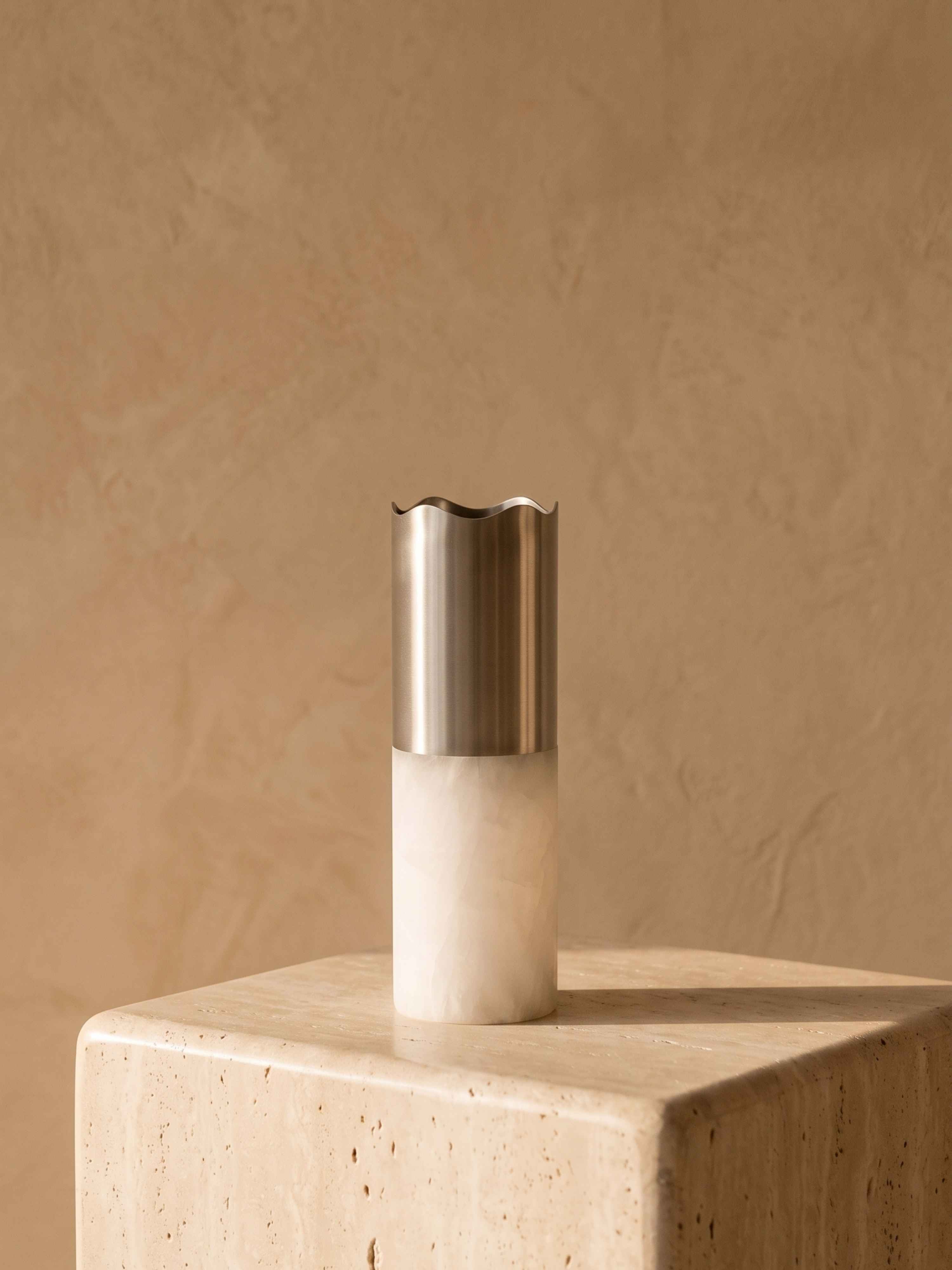 Forma Mini-Taschenlampe | Alabaster