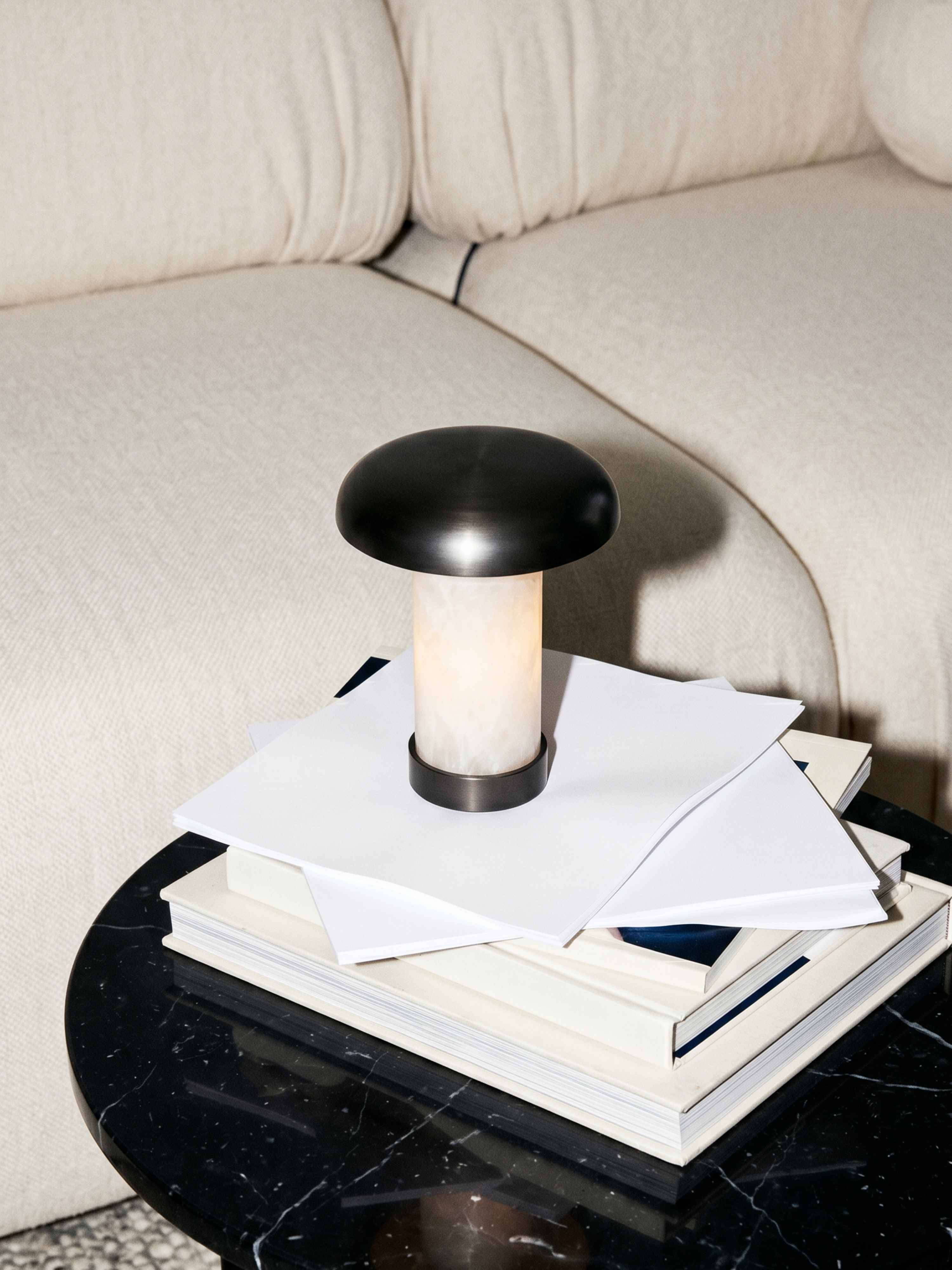 Forma Mini-Taschenlampe | Alabaster