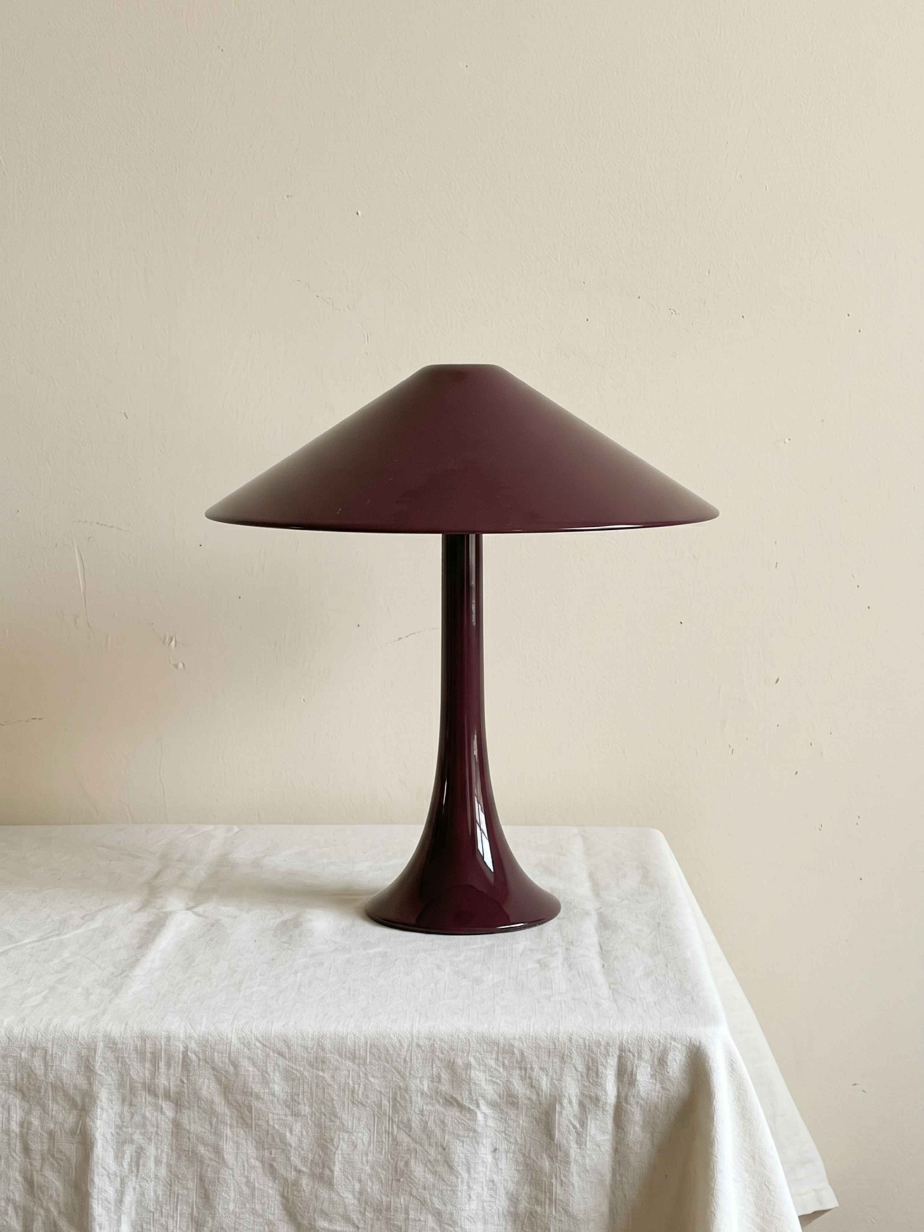 Nova Große tragbare Lampe | Burgunderrot