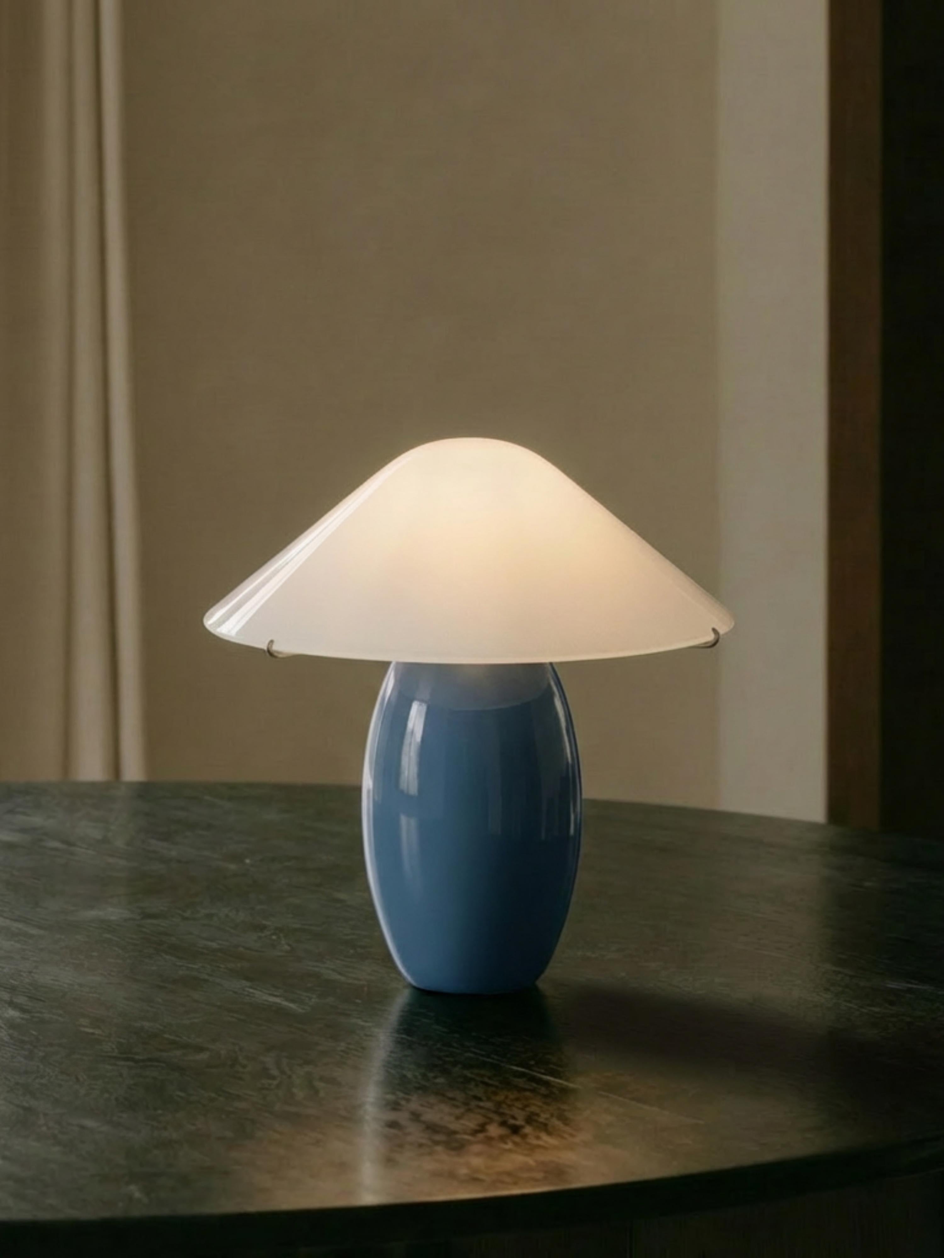 Maríel Portable Lamp | Ceramic Blue