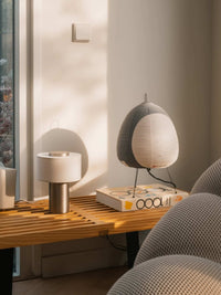 Auríe Tragbare Lampe | Satiniertes Aluminium