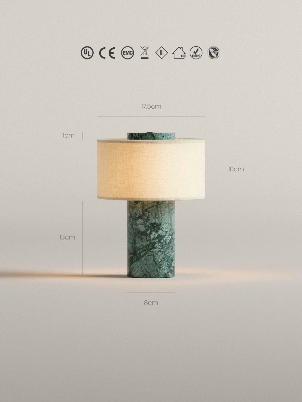 Auríe tragbare Lampe | Verde Guatemala