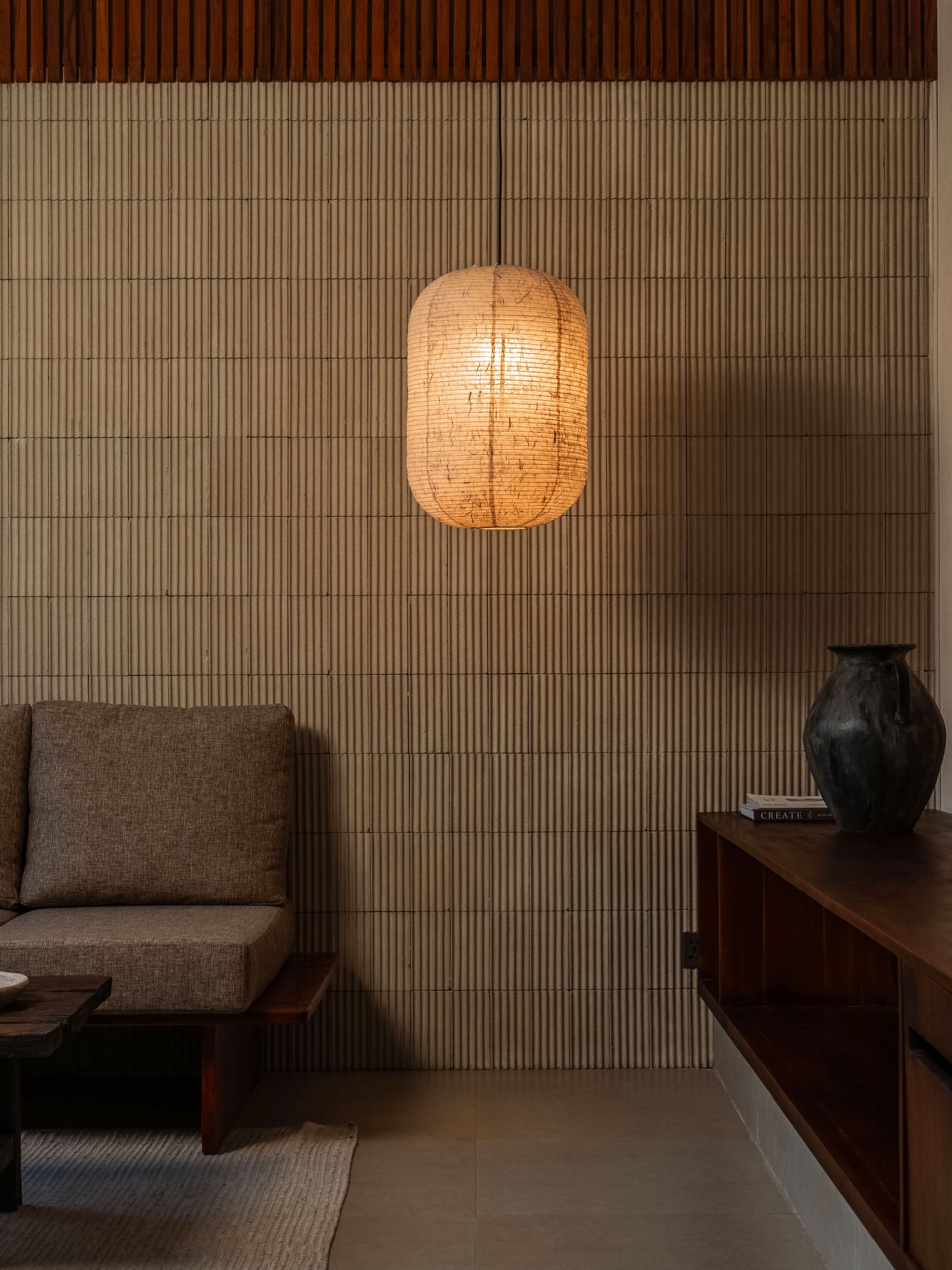 Pre-Order | IKIN Pendant B2 | Natural Mulberry Paper | Oval Shape - Multiple Sizes