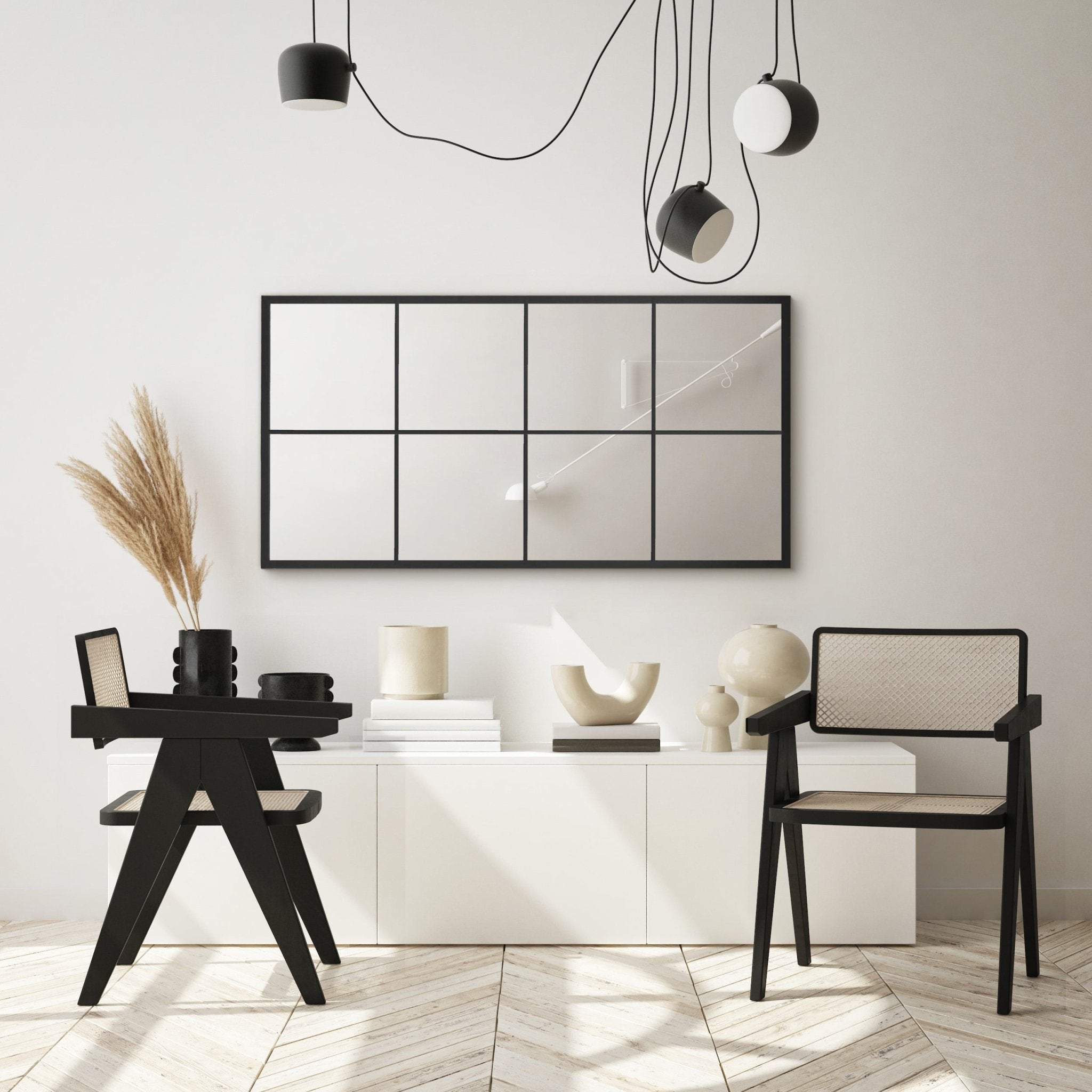 Grid mirror no. 4 | 120 x 60 cm - Blossholm