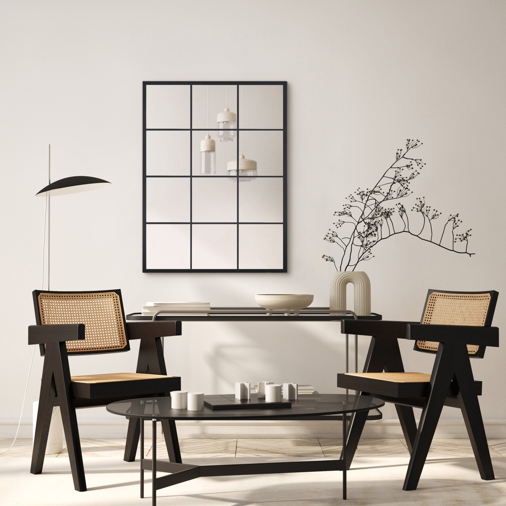 Grid Mirror No. 5 | 95 x 70 cm. - Blossholm