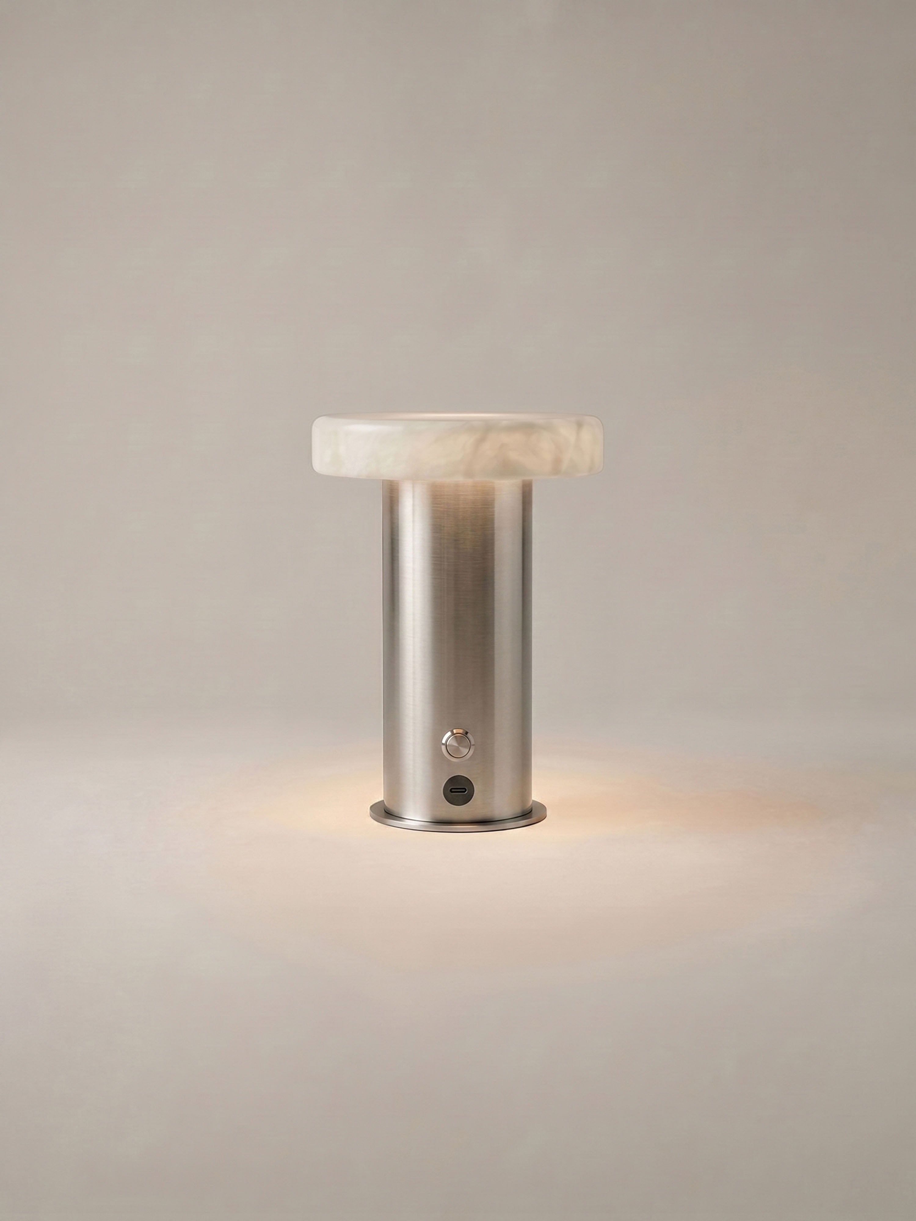 Orel Portable Lamp | Stainless Steel