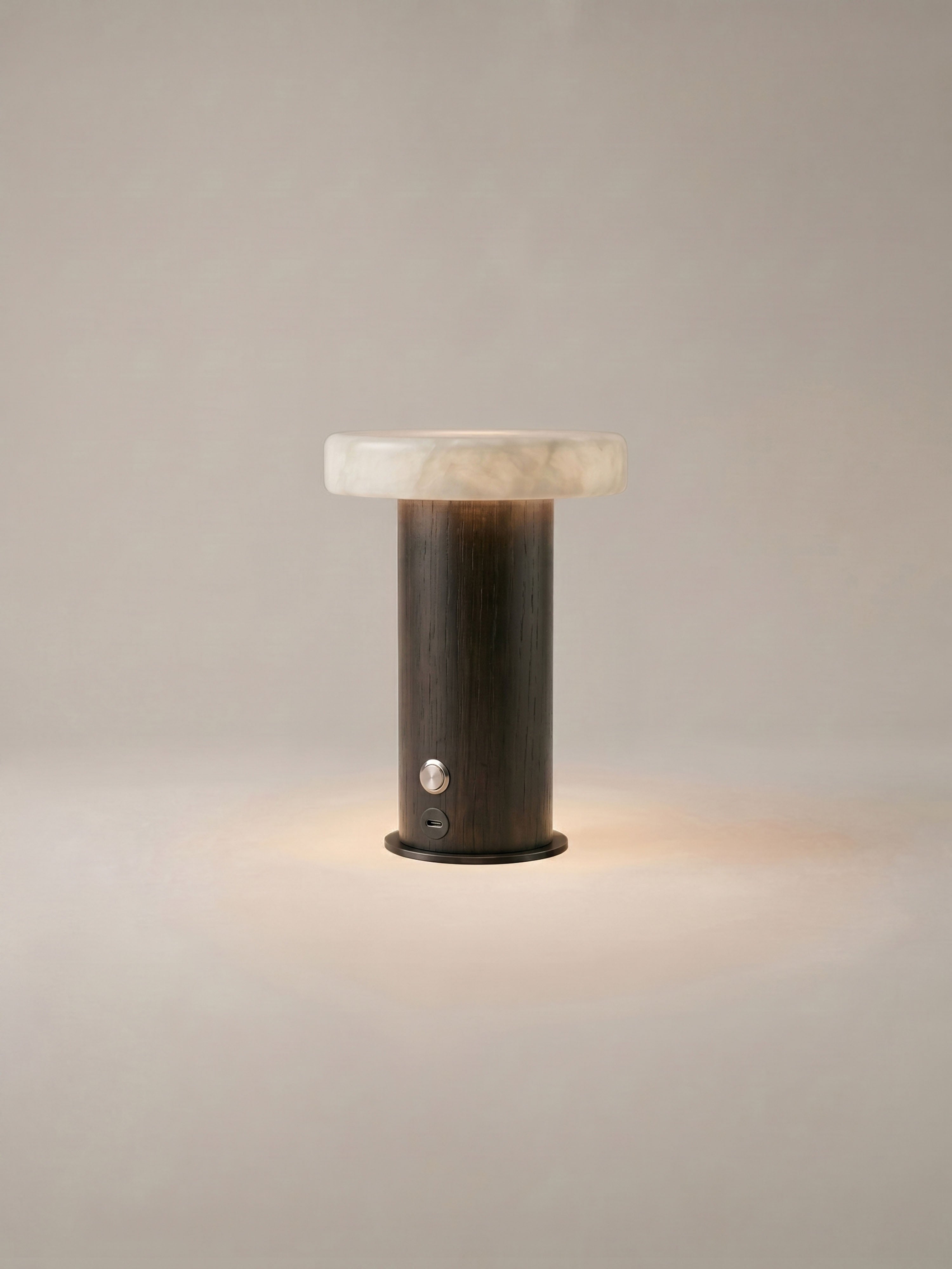 Orel Portable Lamp | Dark Oak