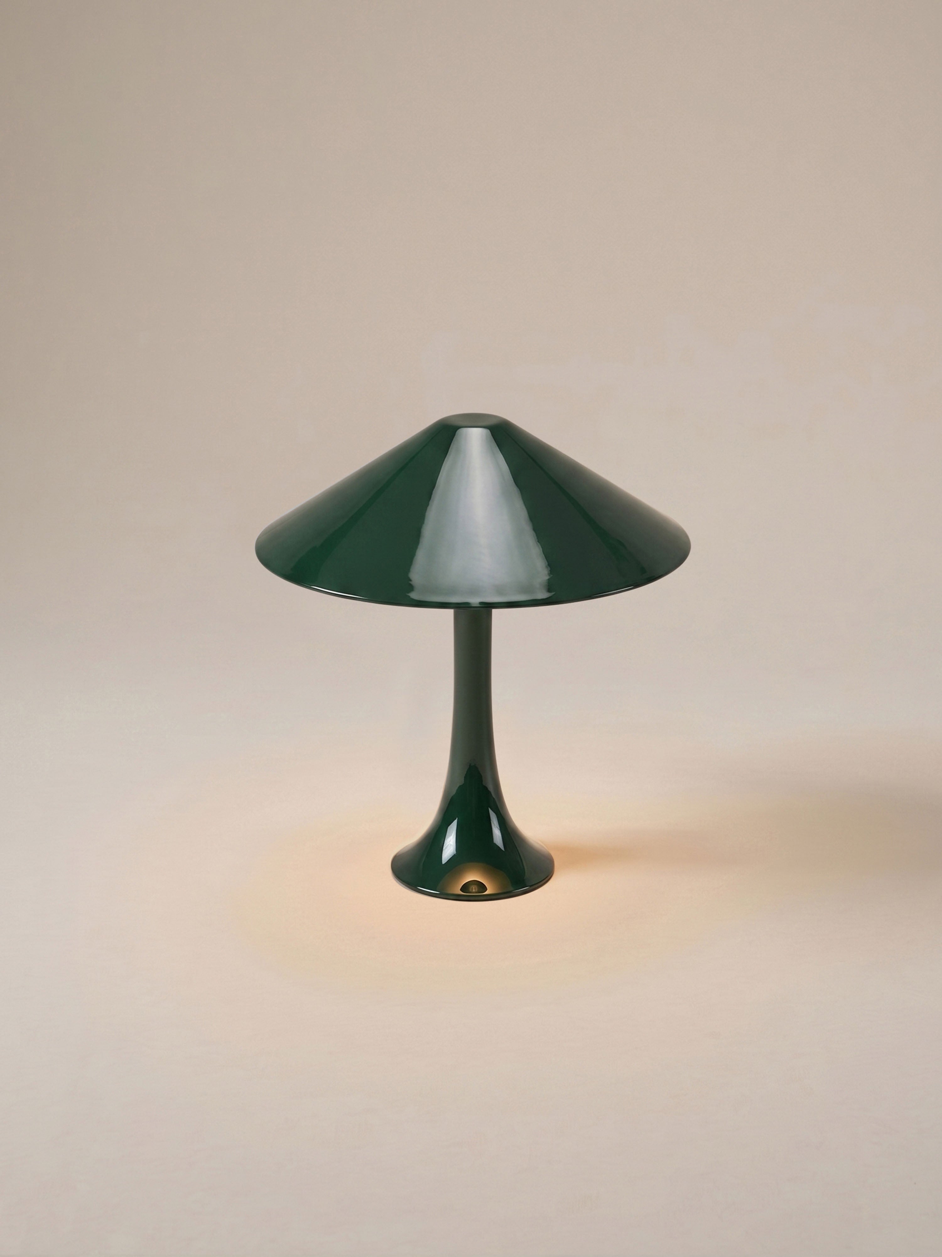 Nova Large Portable Lamp | Forest Green