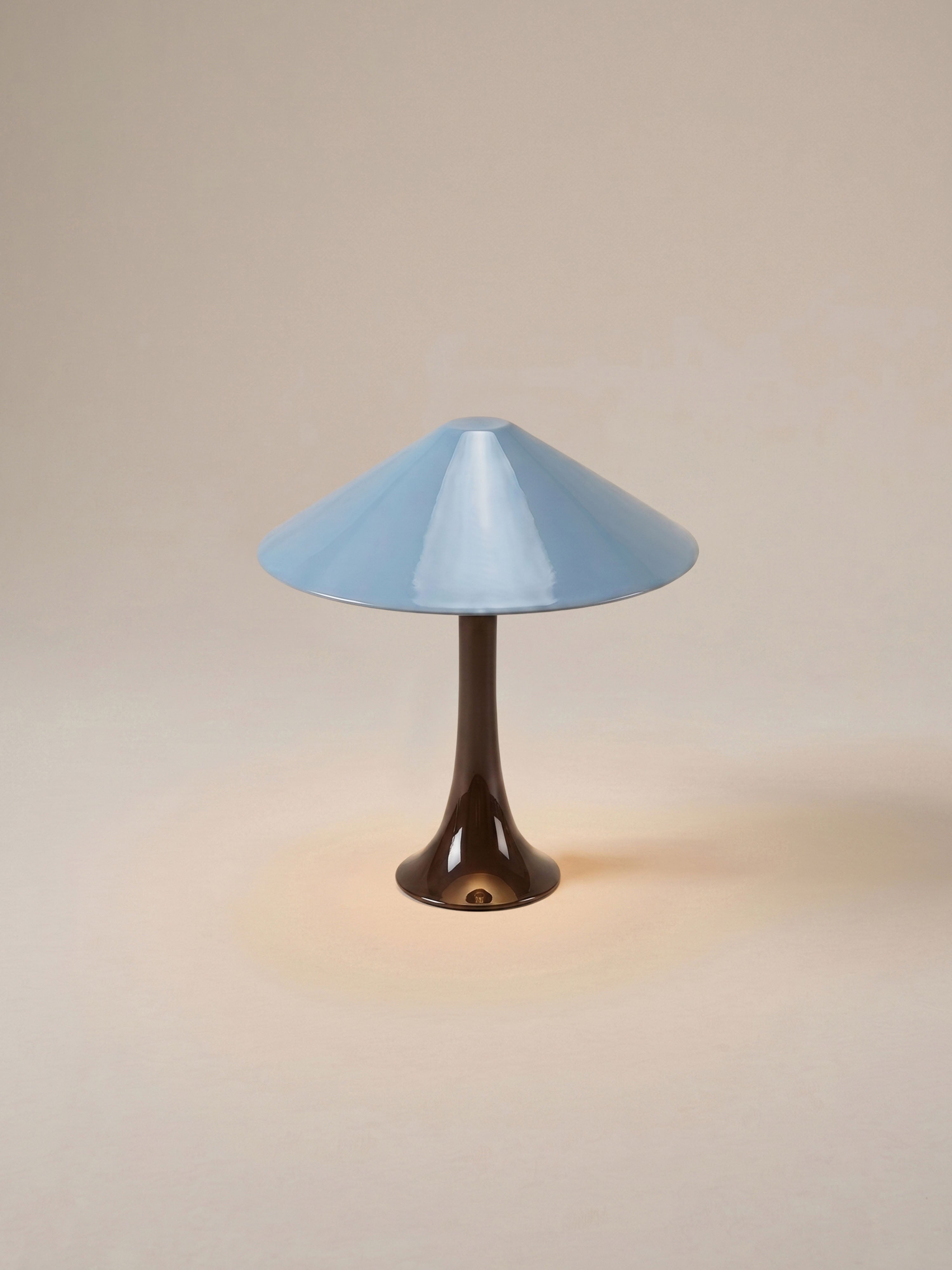 Nova Große tragbare Lampe | Burgunderrot