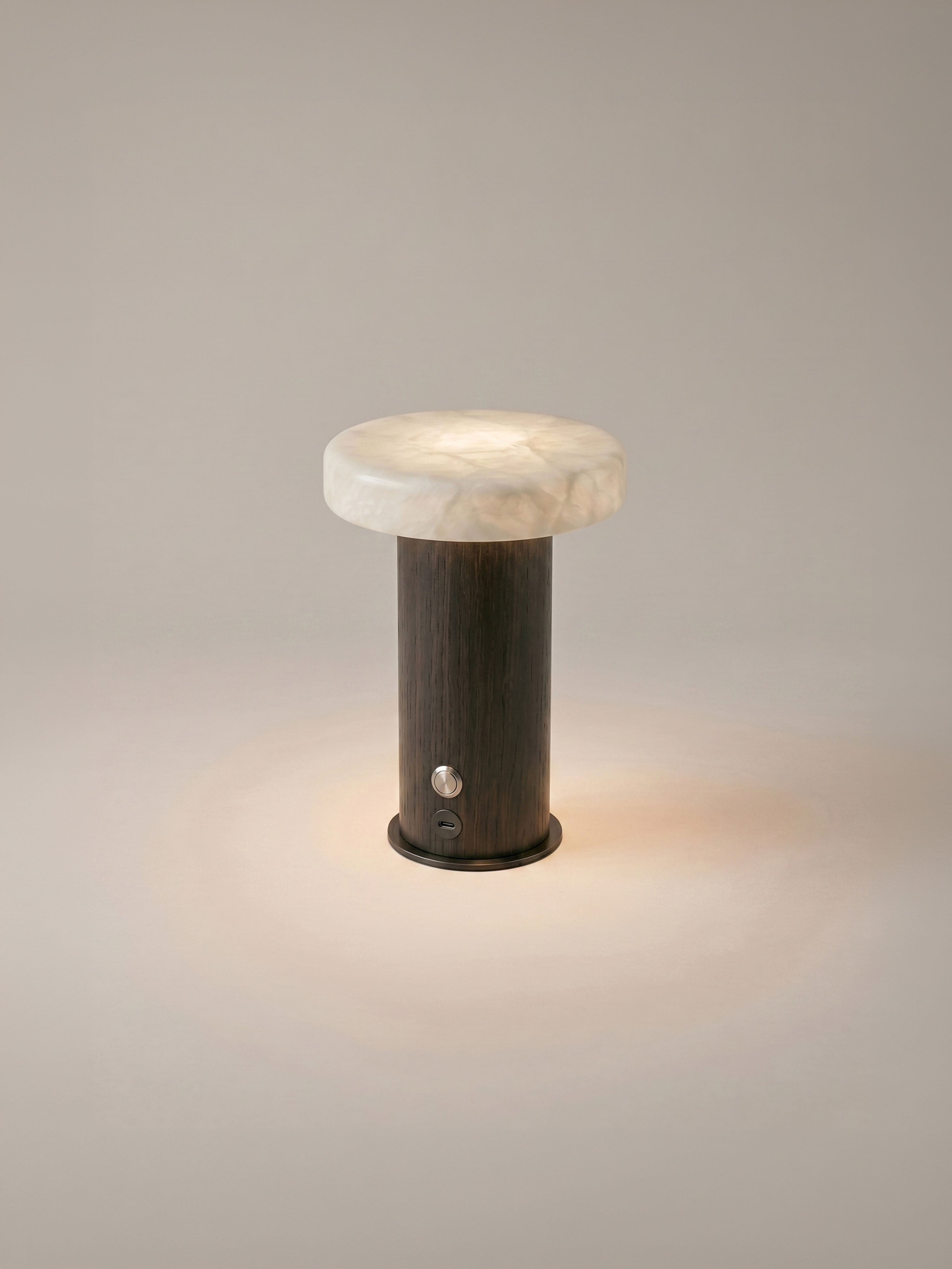 Orel Portable Lamp | Dark Oak