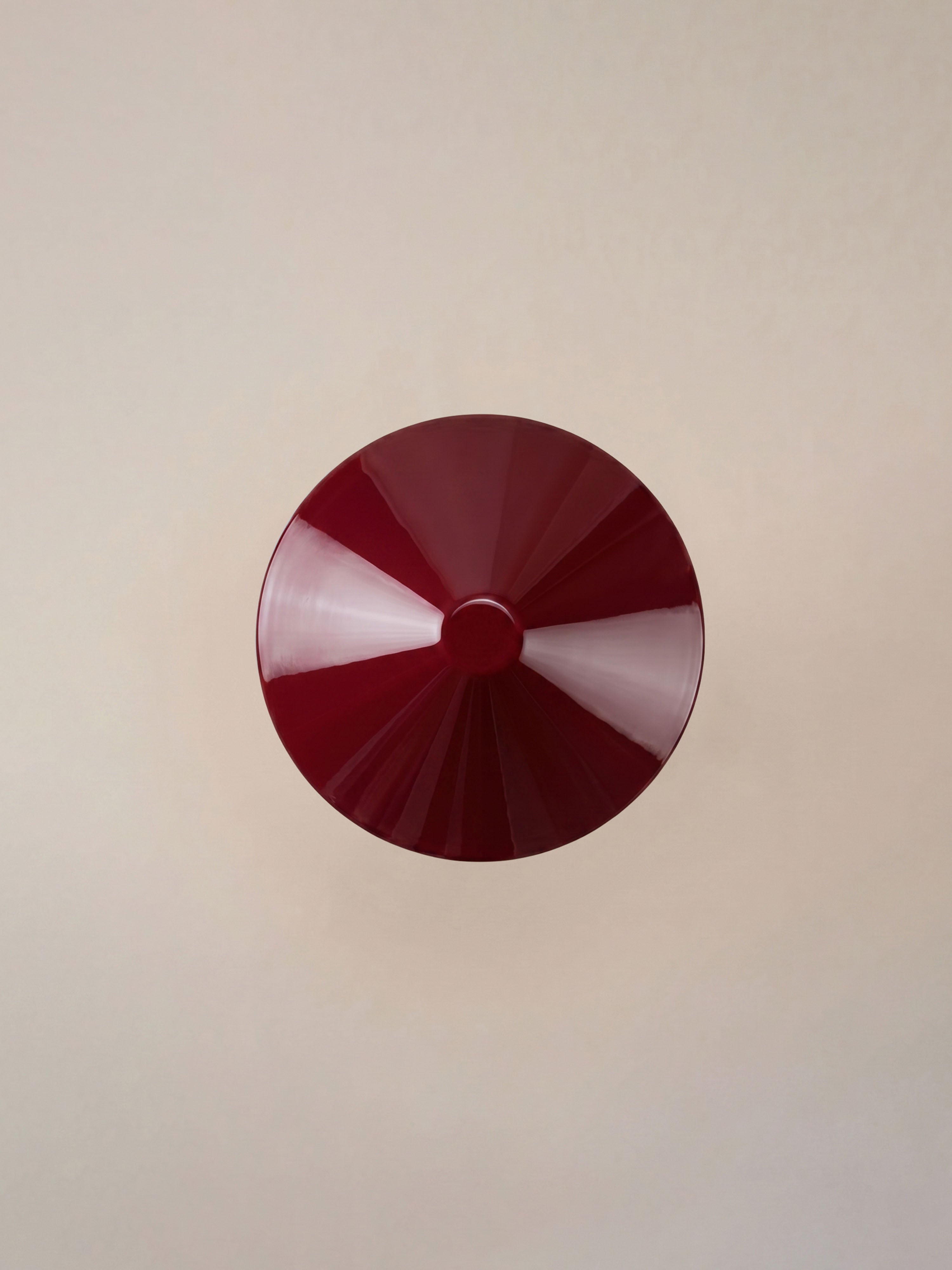 Nova Große tragbare Lampe | Burgunderrot