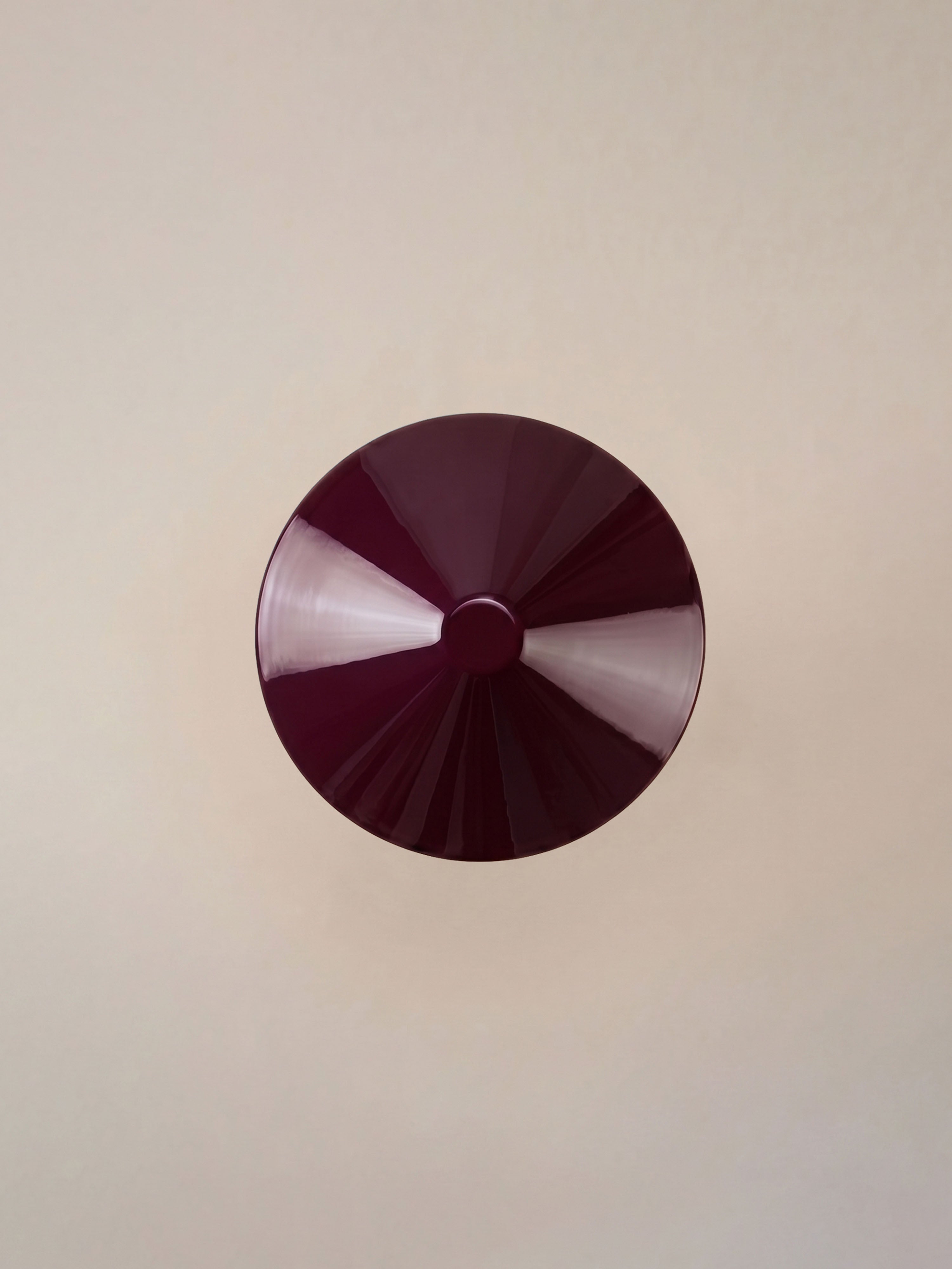 Nova Große tragbare Lampe | Burgunderrot