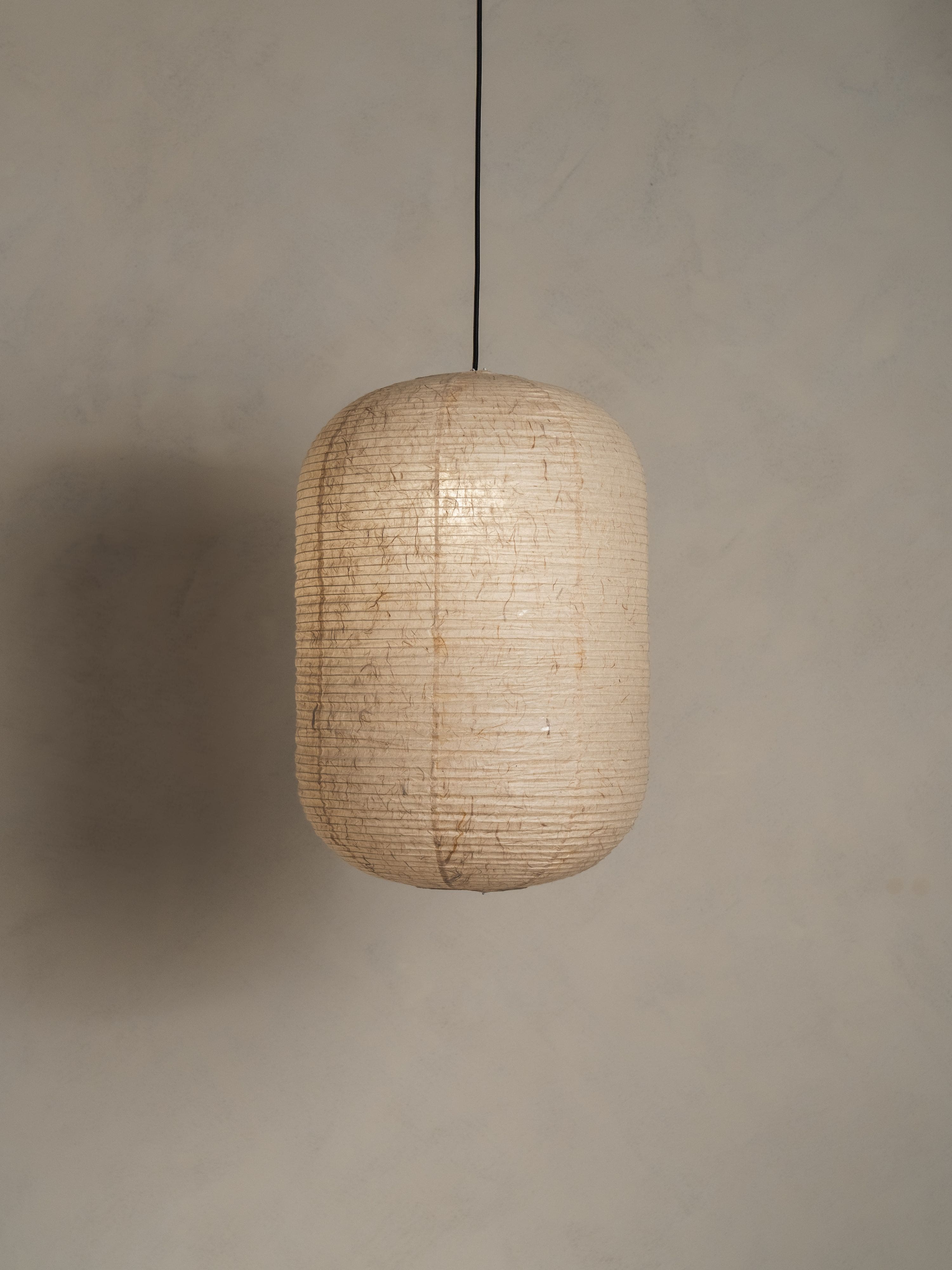 IKIN Pendant B2 | Natural Mulberry Paper | Oval Shape - Multiple Sizes