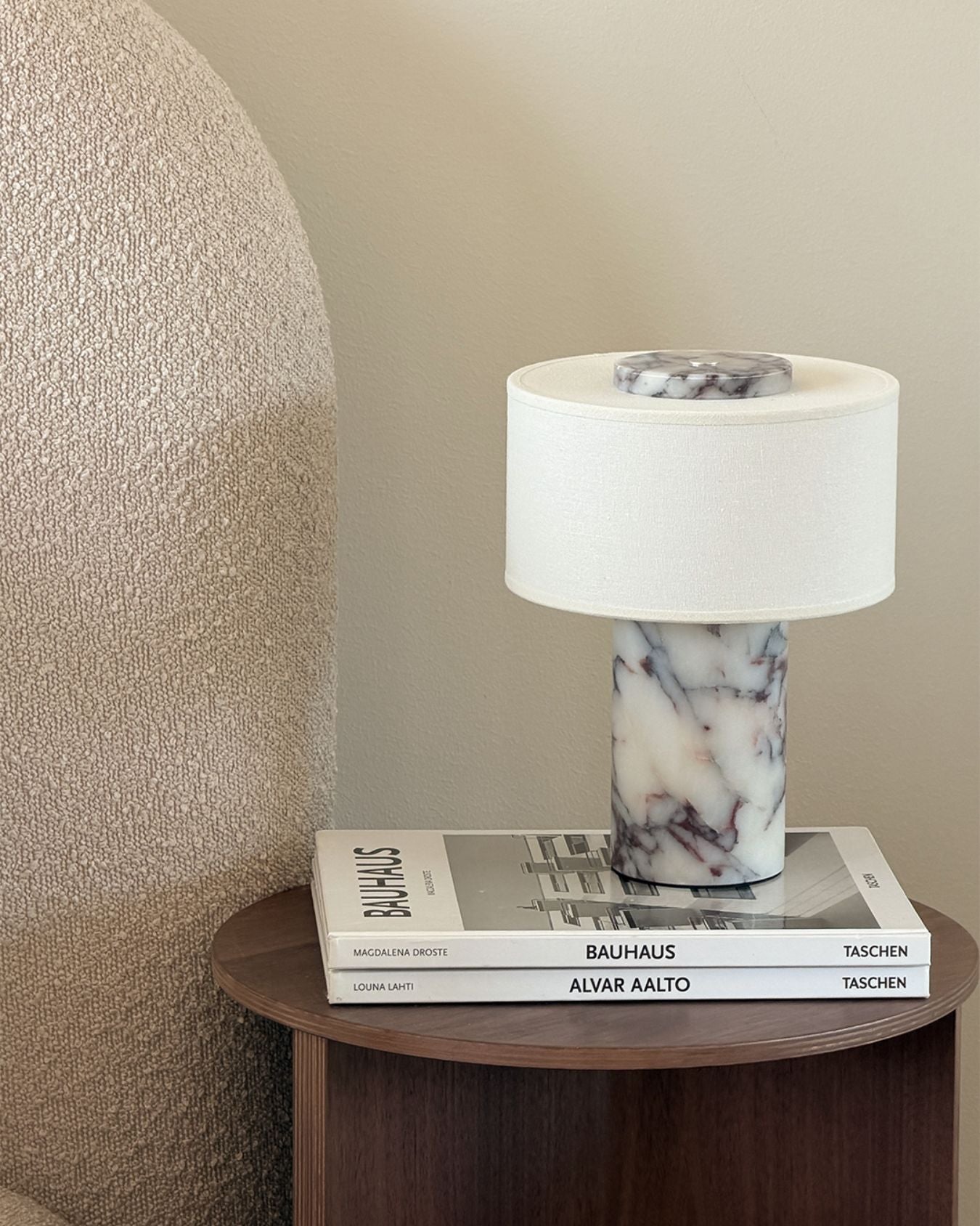 Auríe Portable Lamp | Calacatta Viola