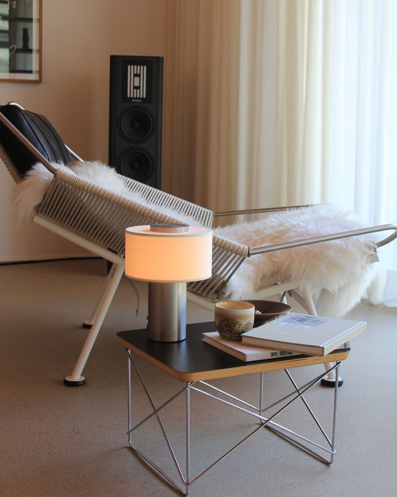 Auríe Portable Lamp | Satin Aluminium