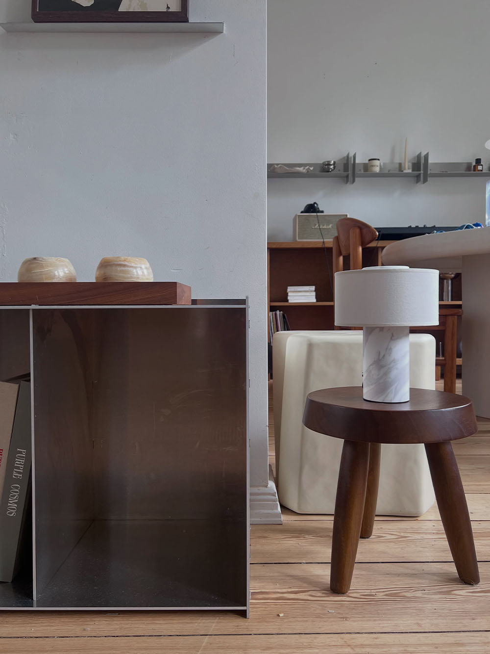 Auríe Portable Lamp | White Marble