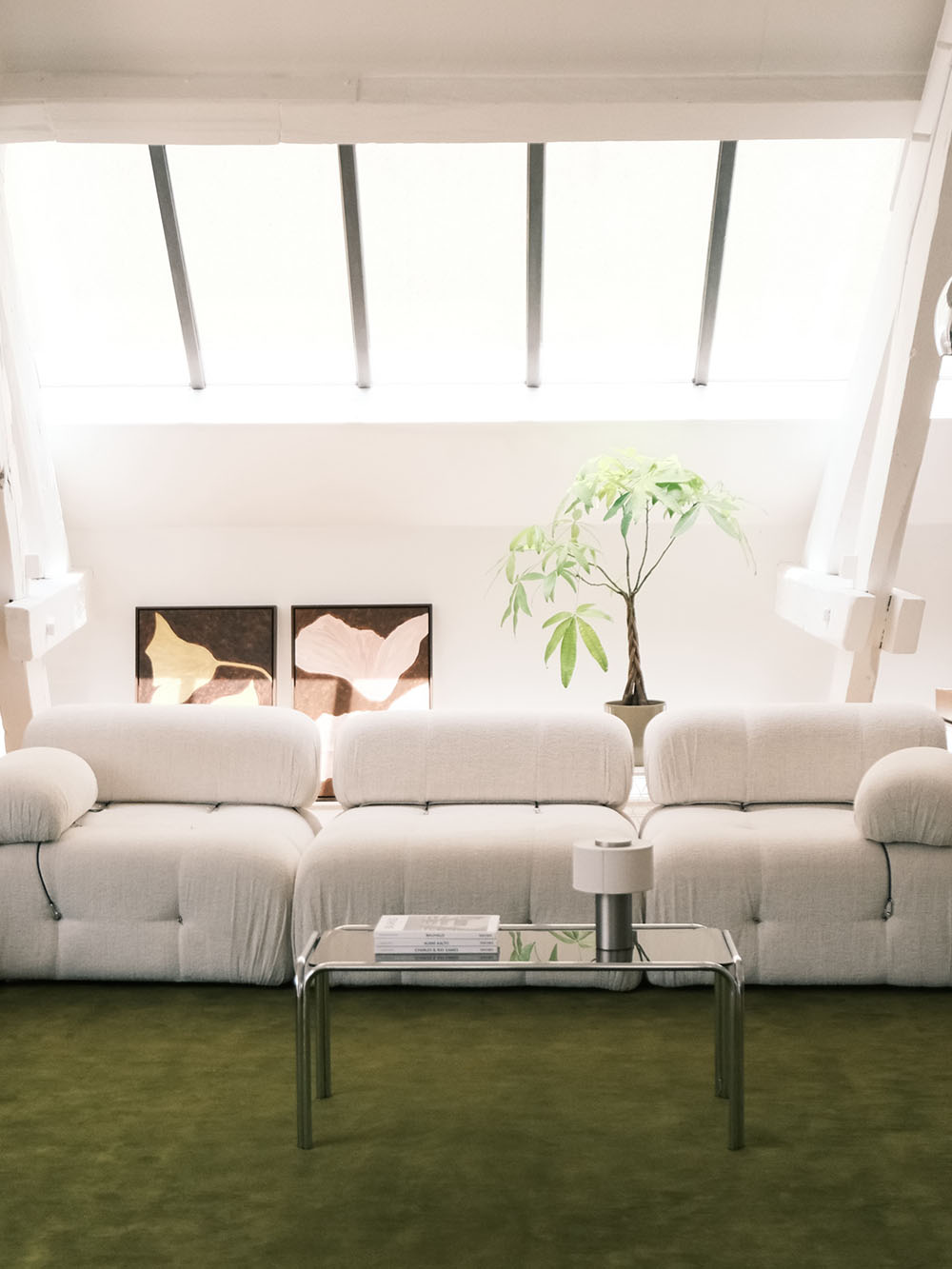 Auríe Tragbare Lampe | Satiniertes Aluminium