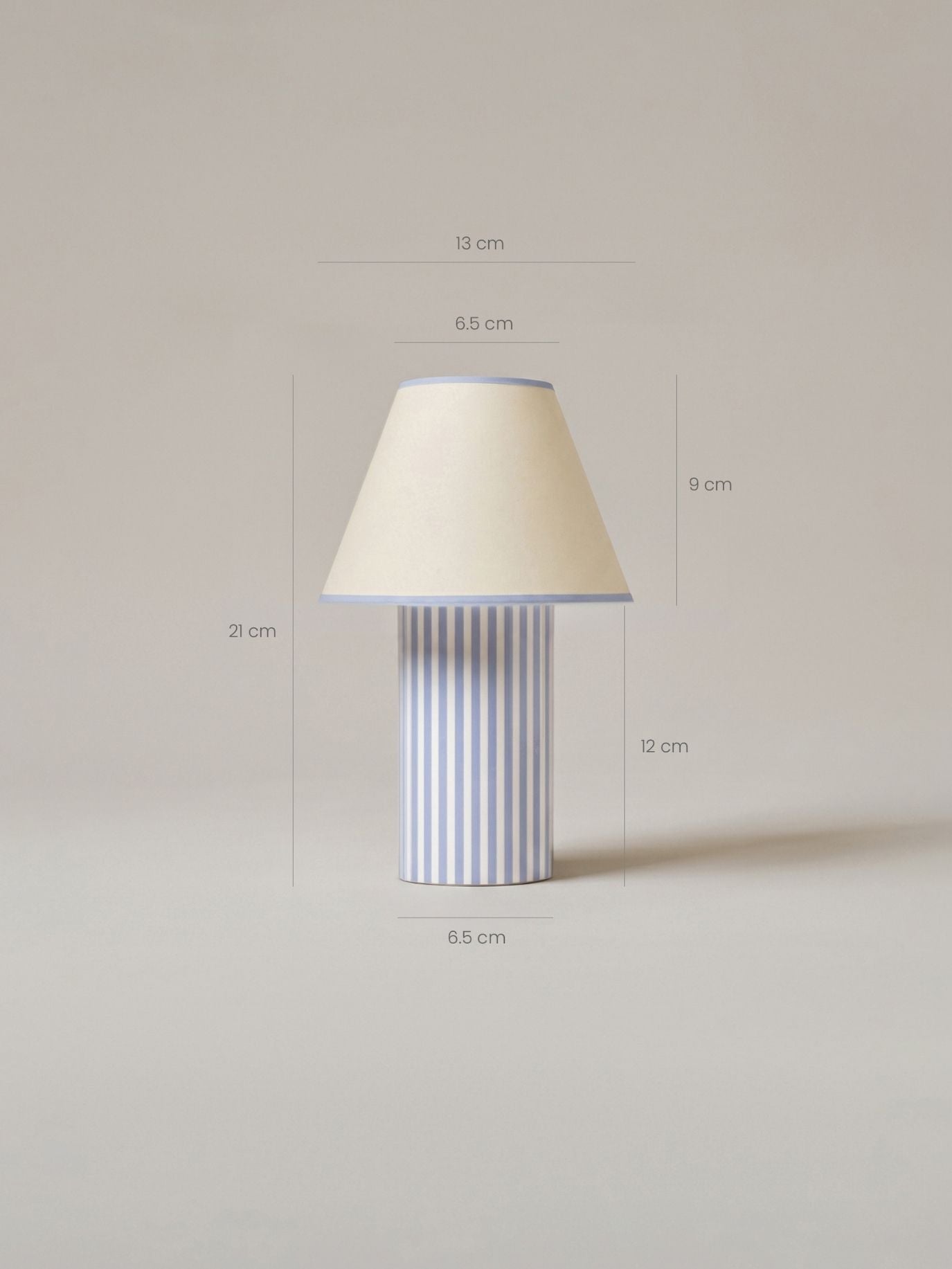 Das Original – Rossa Tragbare Lampe | Calacatta Viola & Leinen