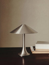 Nova Large Portable Lamp | Brushed Aluminium