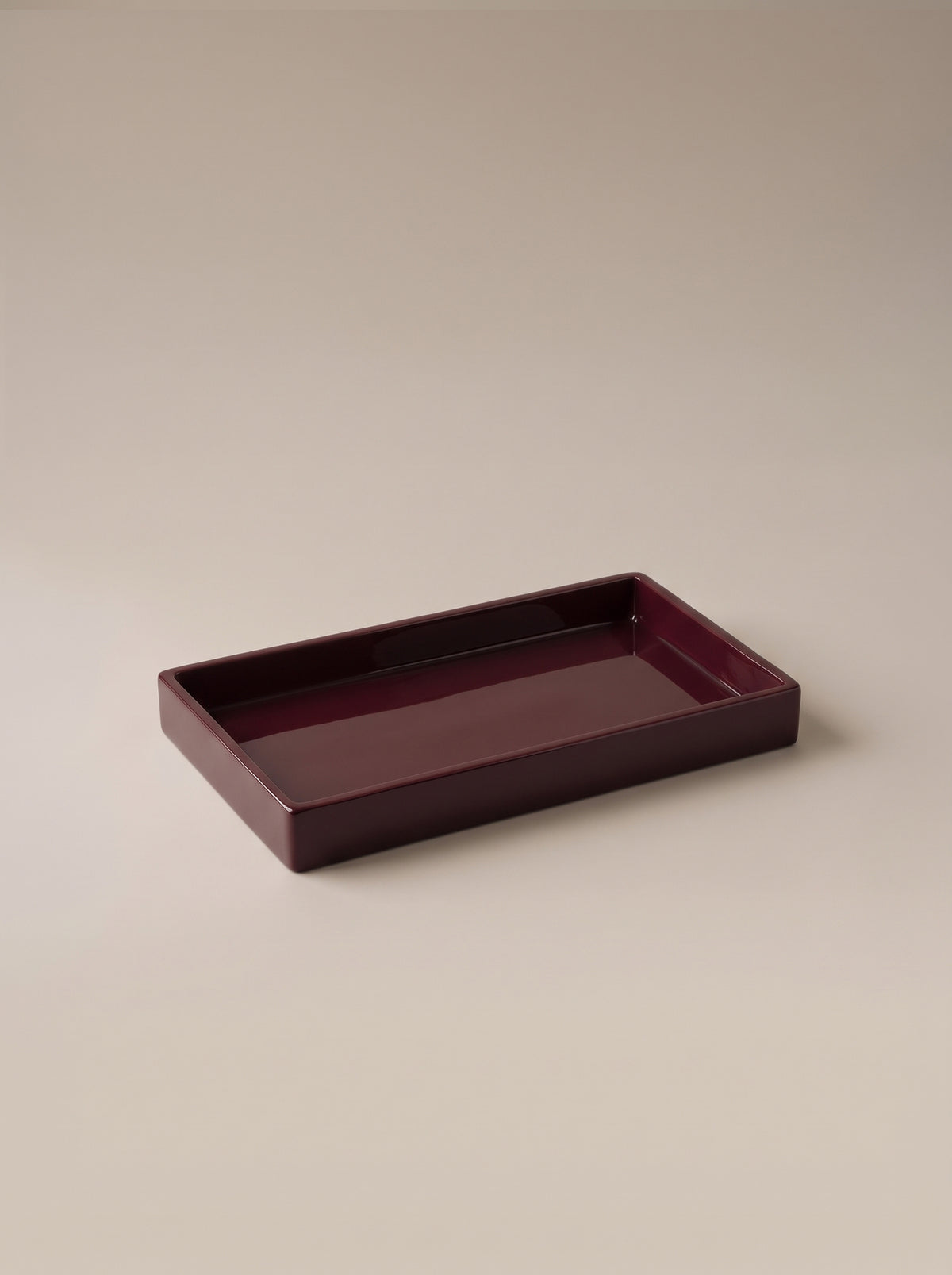 Elva Tray | Burgundy Wood