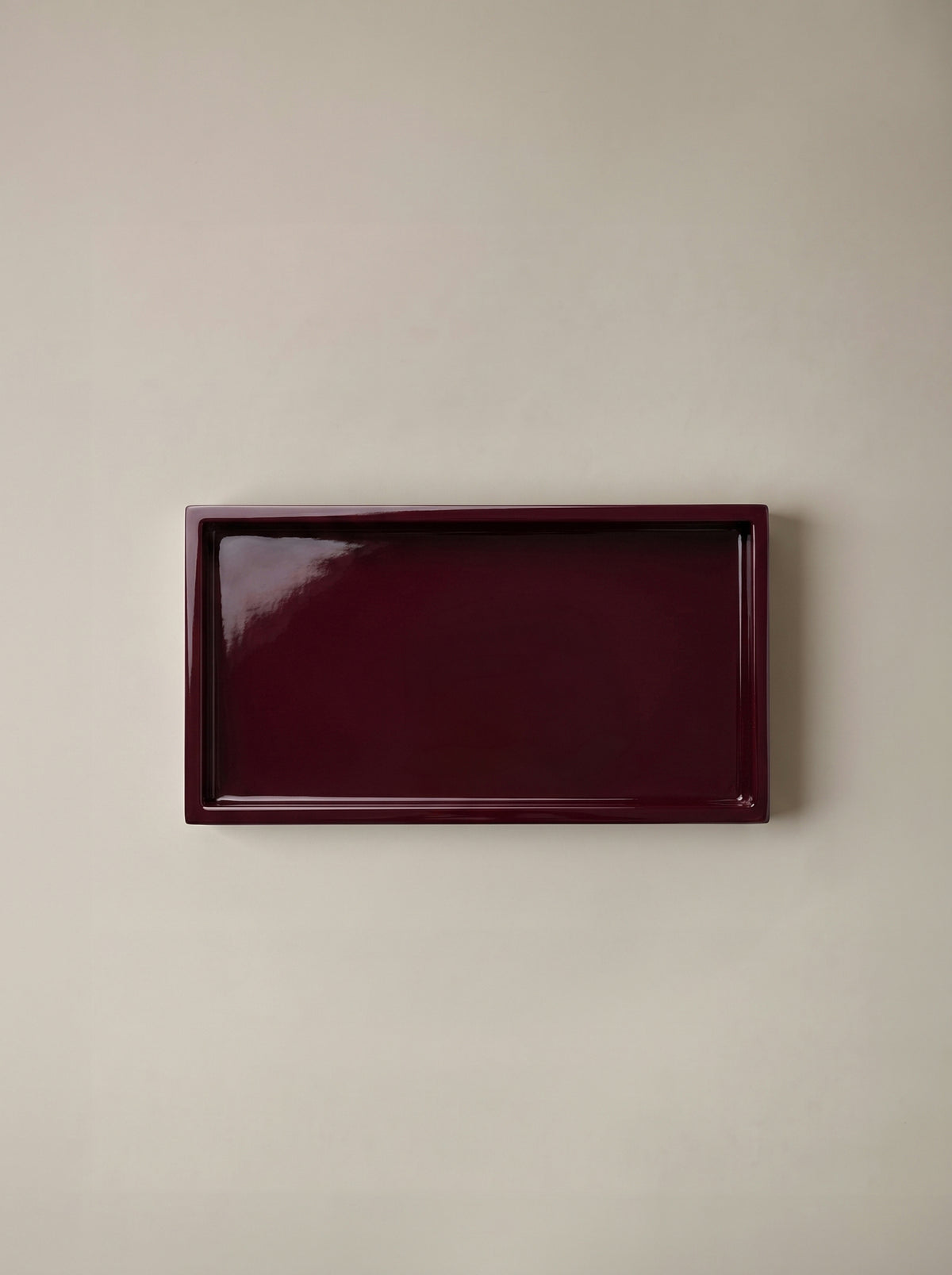 Elva Tray | Burgundy Wood