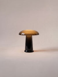Cera Mini Portable Lamp | Black Glass
