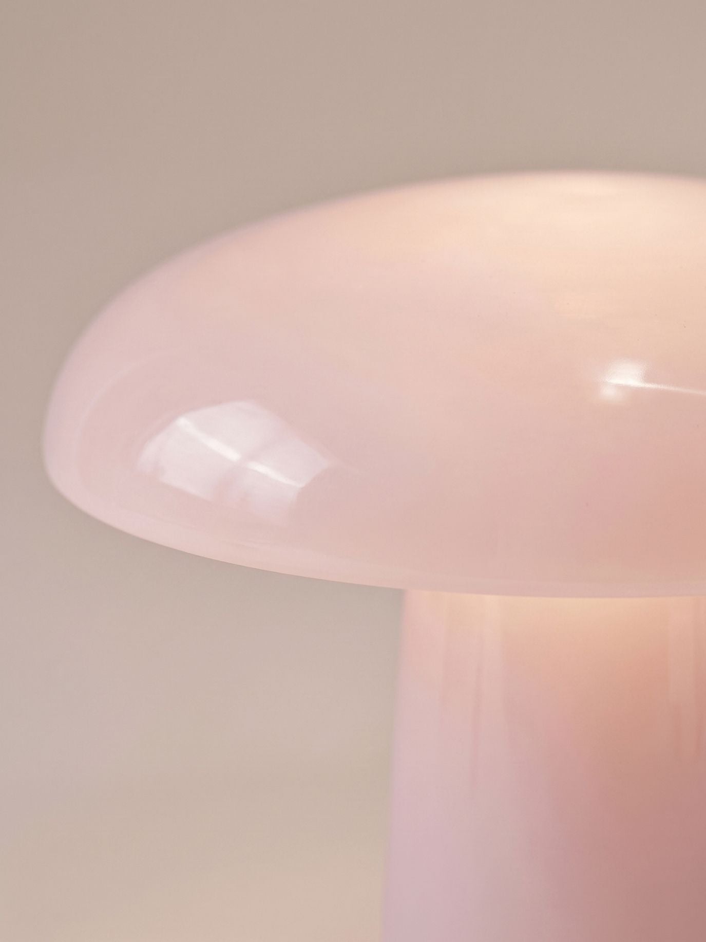 Cera Mini Portable Lamp | Pink Glass