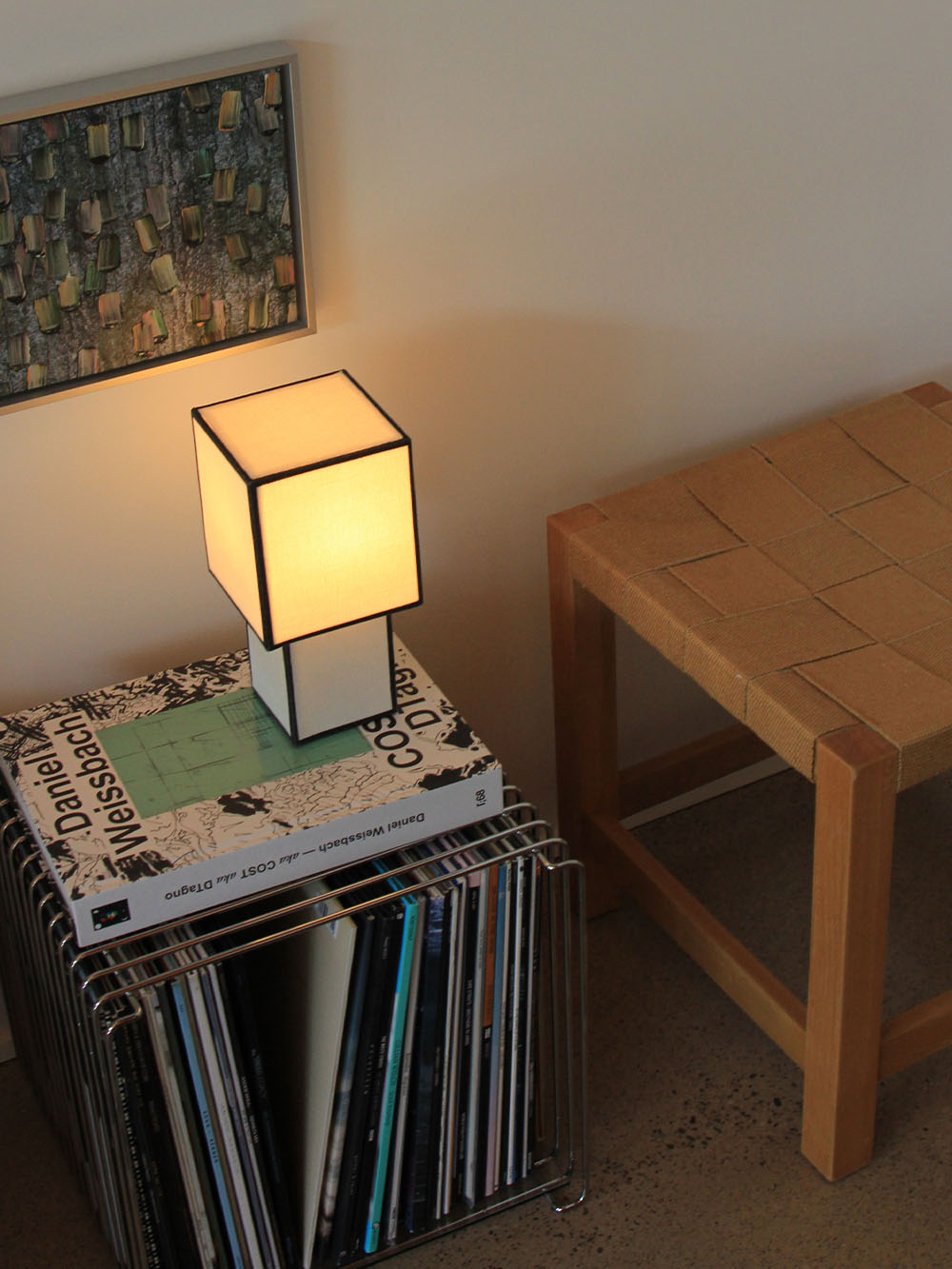 Forma Portable Lamp | Linen