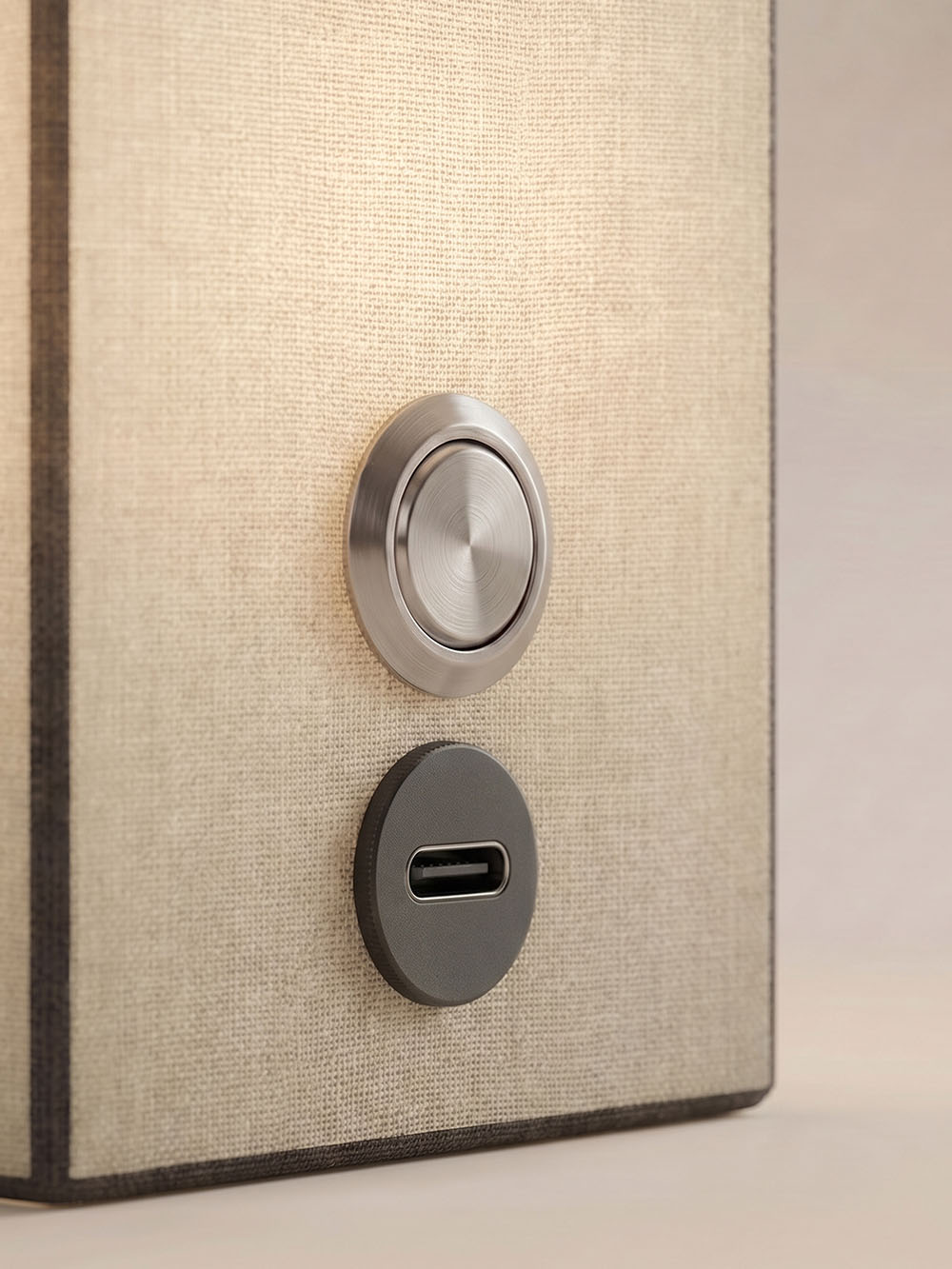 Forma Portable Lamp | Linen