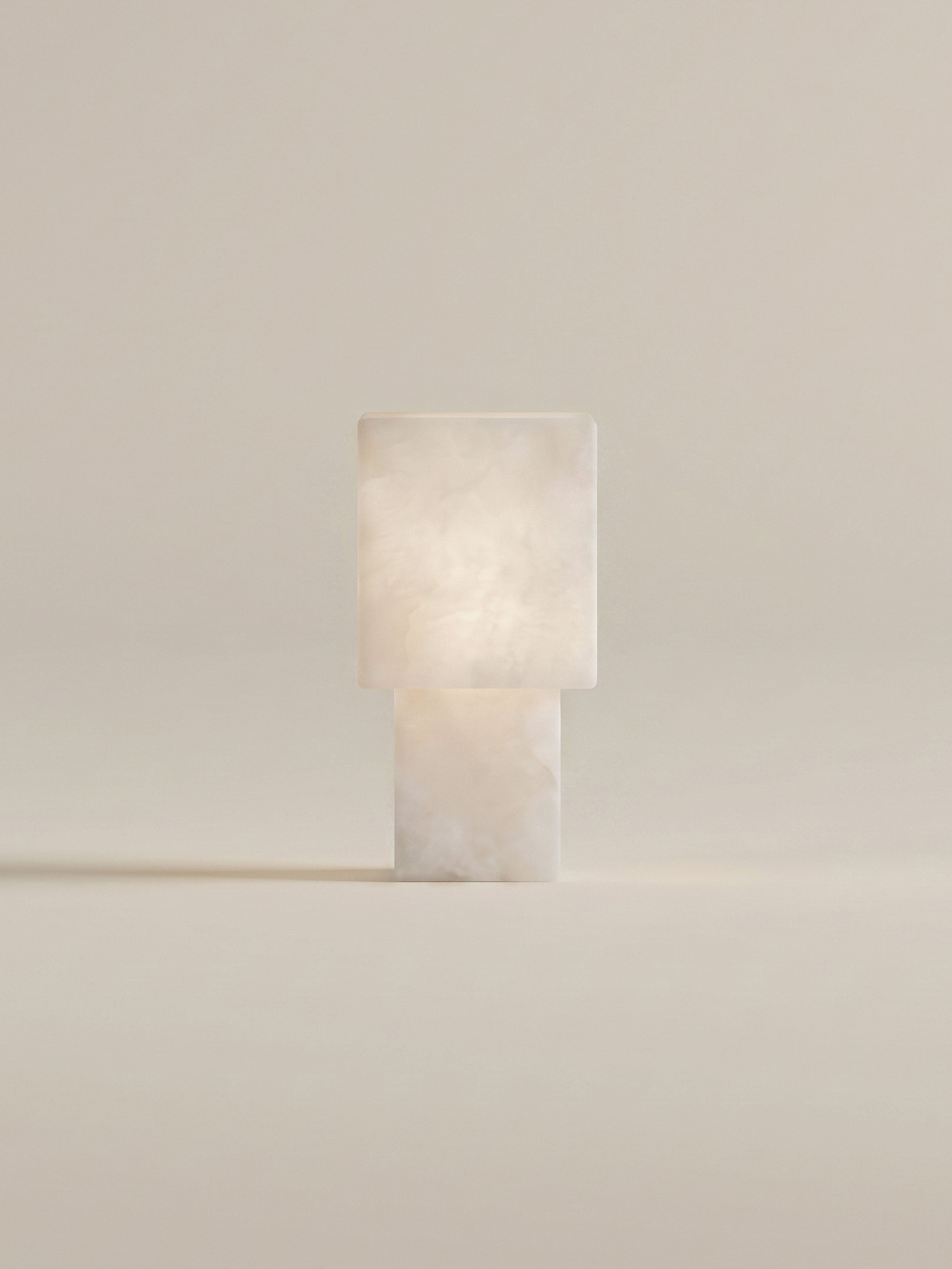 Forma Portable Lamp | Alabaster