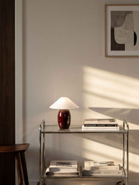 Maríel Tragbare Lampe | Rote Keramik